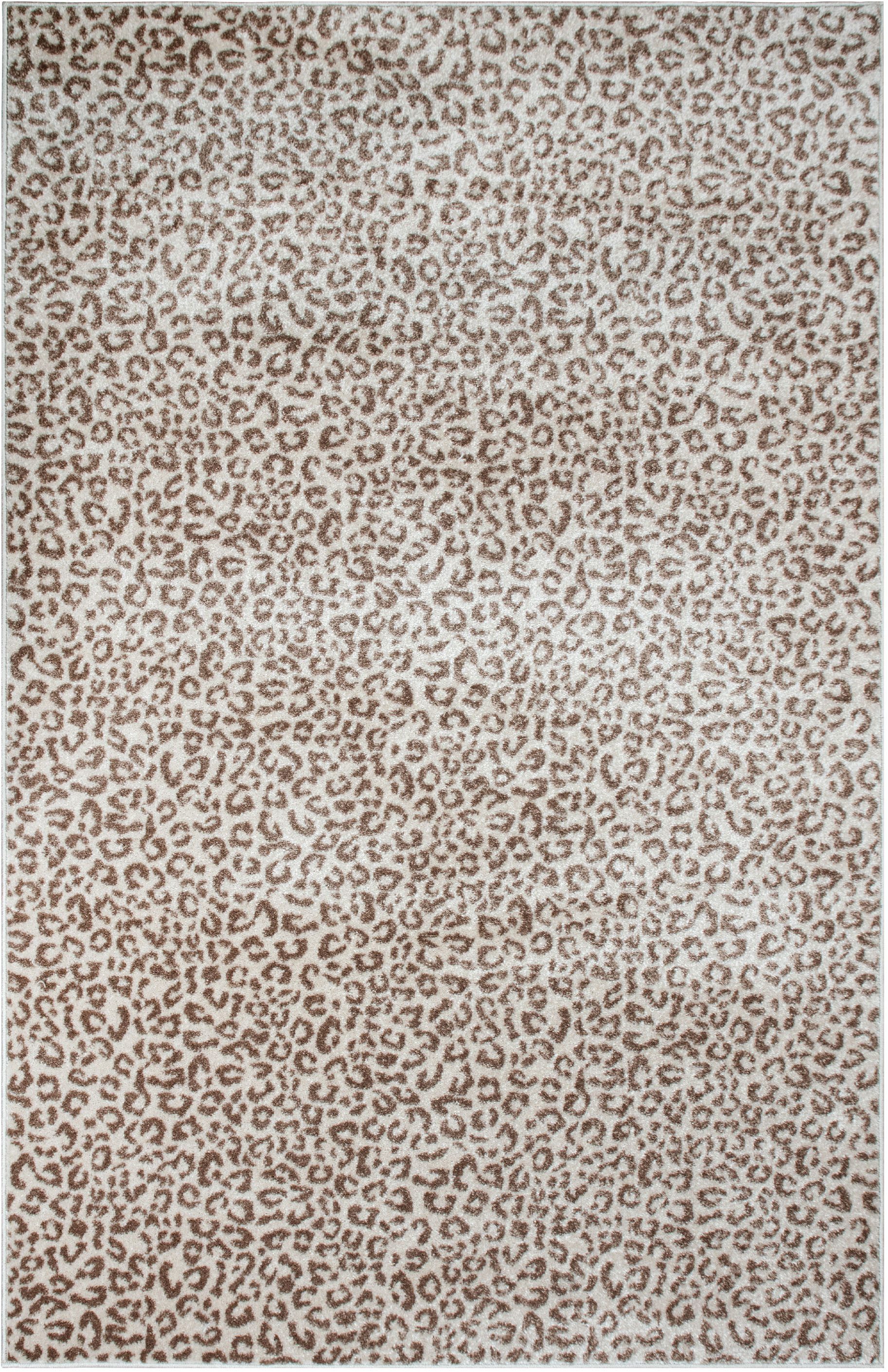 OTTO home Teppich Fynna, Leoparden-Muster, Animalprint, rechteckig, Höhe: 9 mm, besonders weicher Flor, Wohnzimmer, Schlafzimmer, Esszimmer, Leo