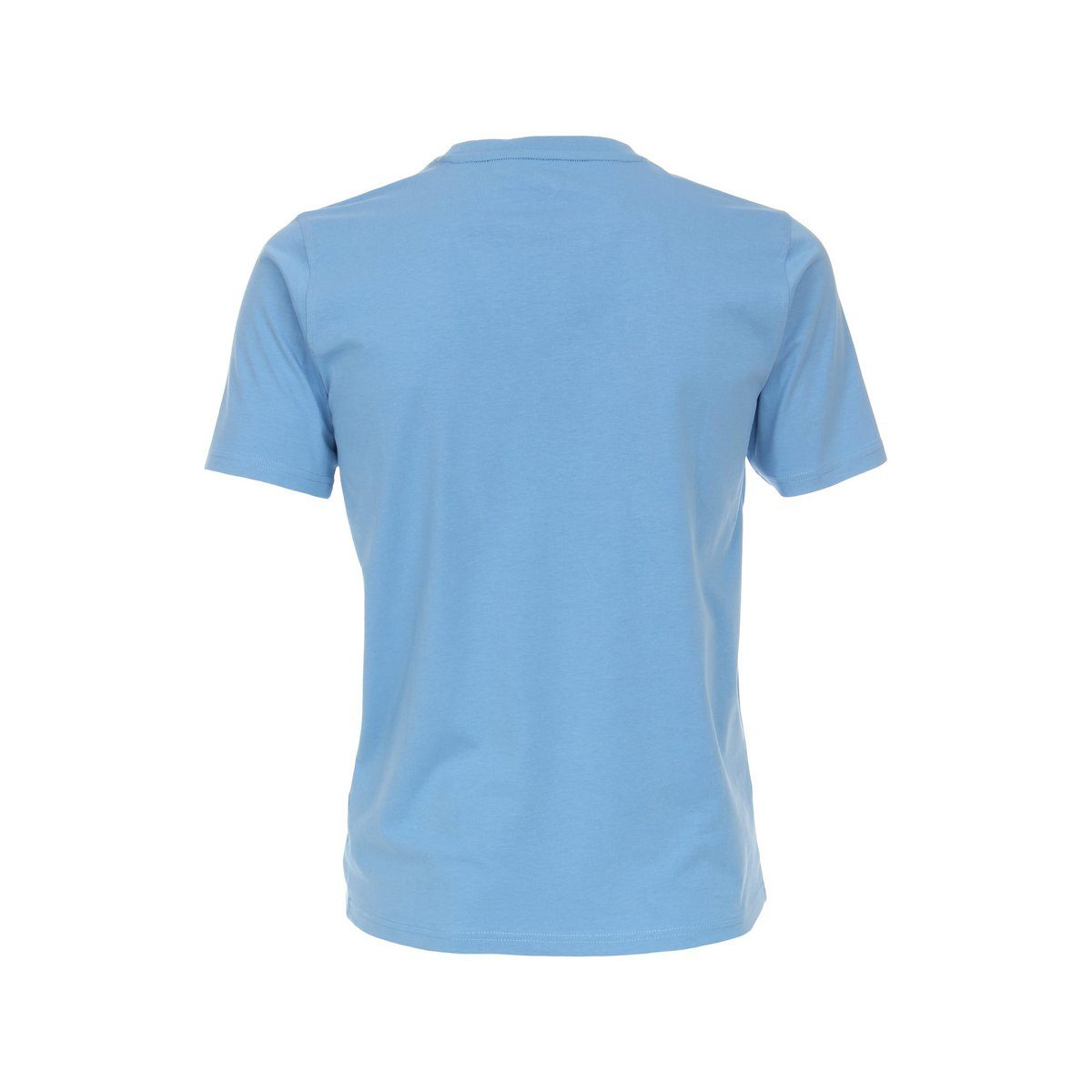 fit CASAMODA Hellblau (1-tlg) regular blau T-Shirt