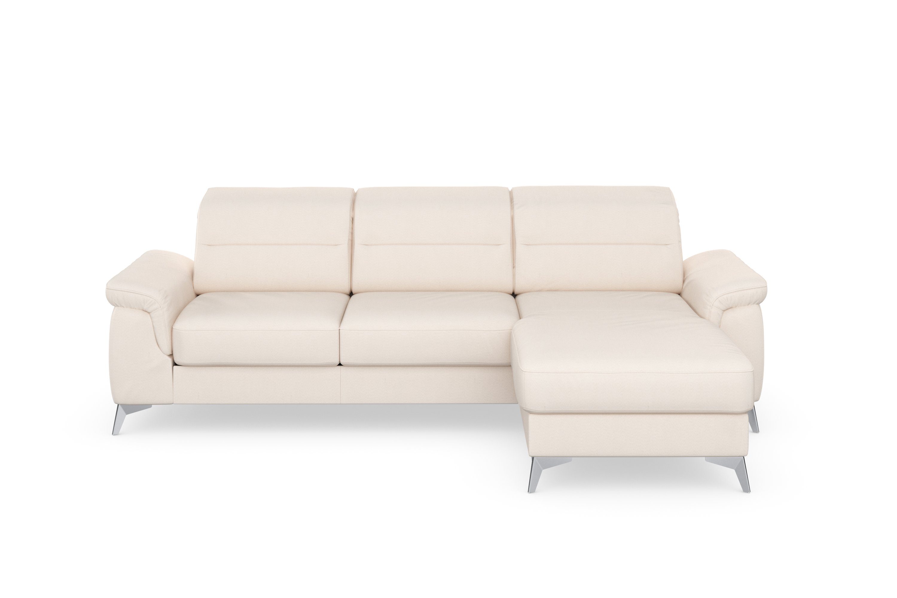 optinal und sit&more Recamiere, mit Sinatra, Kopfteilverstellung Armteilfunktion Ecksofa mit