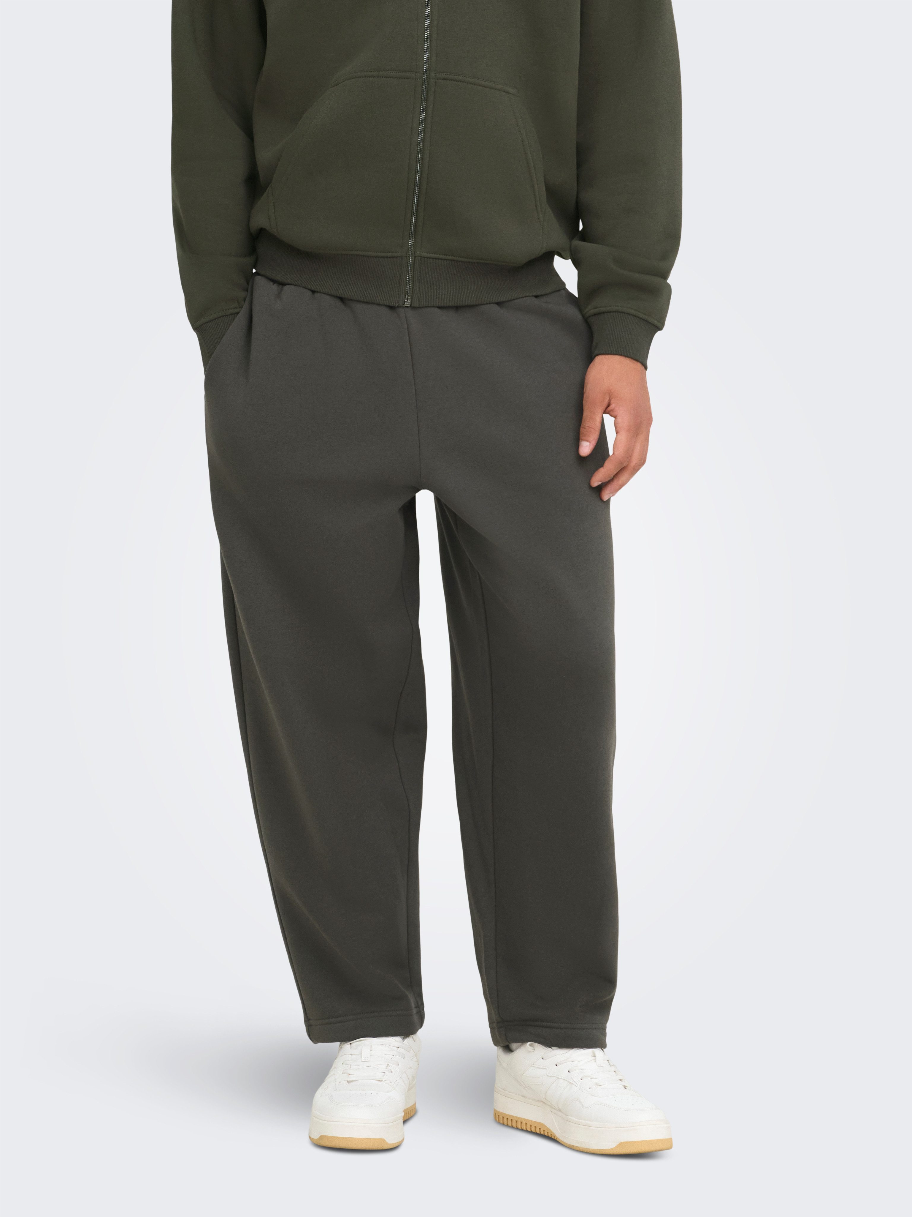 ONLY & SONS Sweathose ONSCERES WIDE PANT NOOS Baumwollmischung, relaxed fit