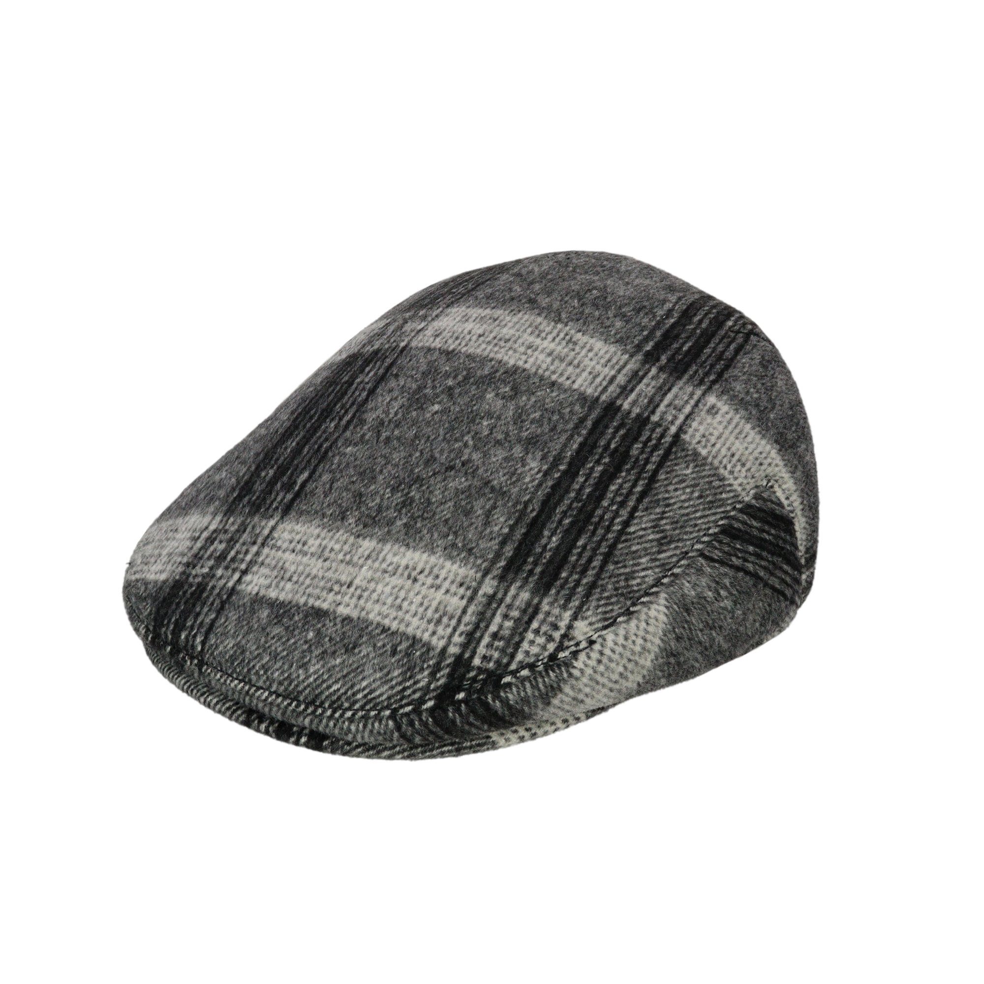 grau Schiebermütze ZEBRO Flat Cap