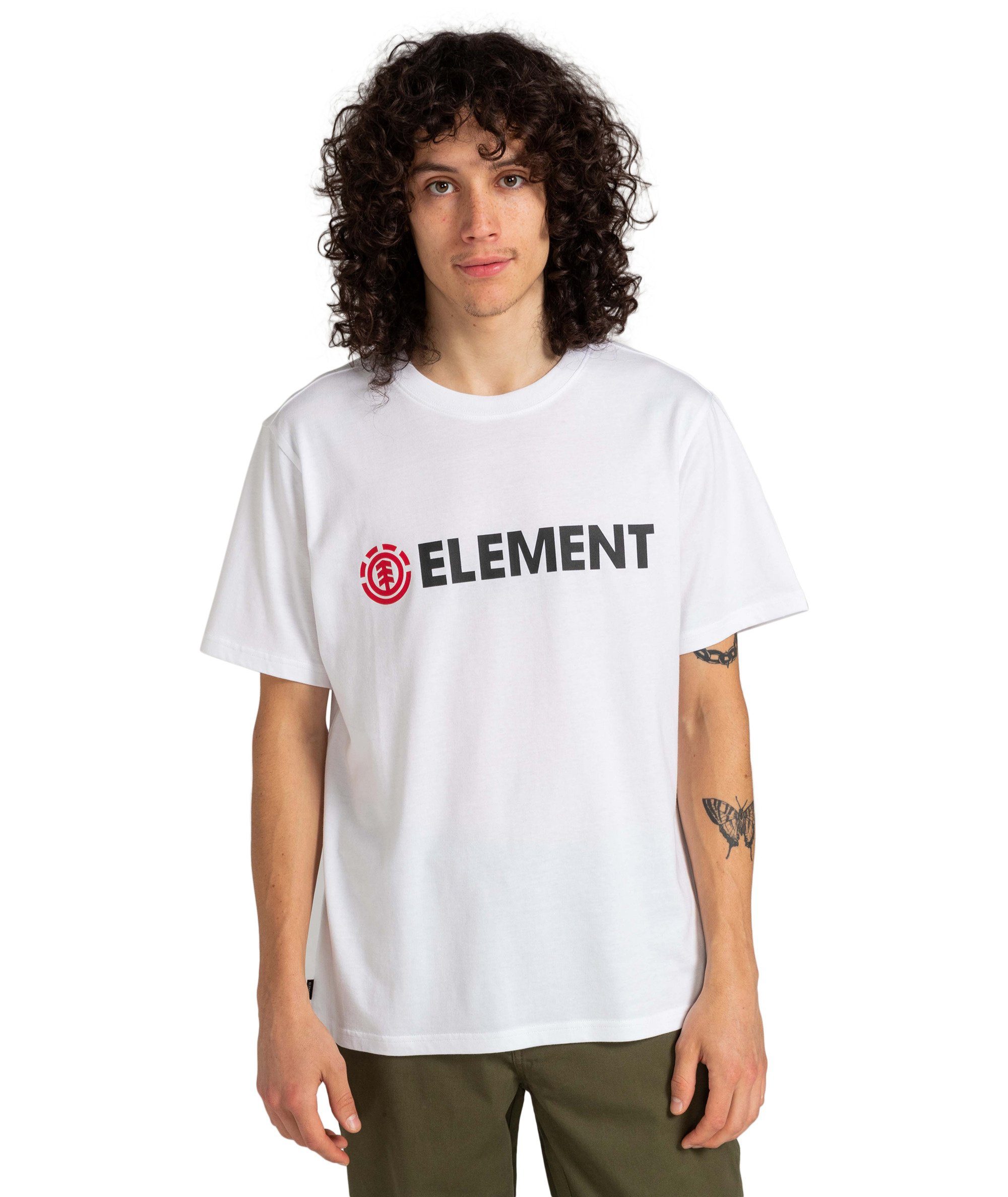 optic T-Shirt white Blazin Herren 2023 Element Adult T-Shirt Element