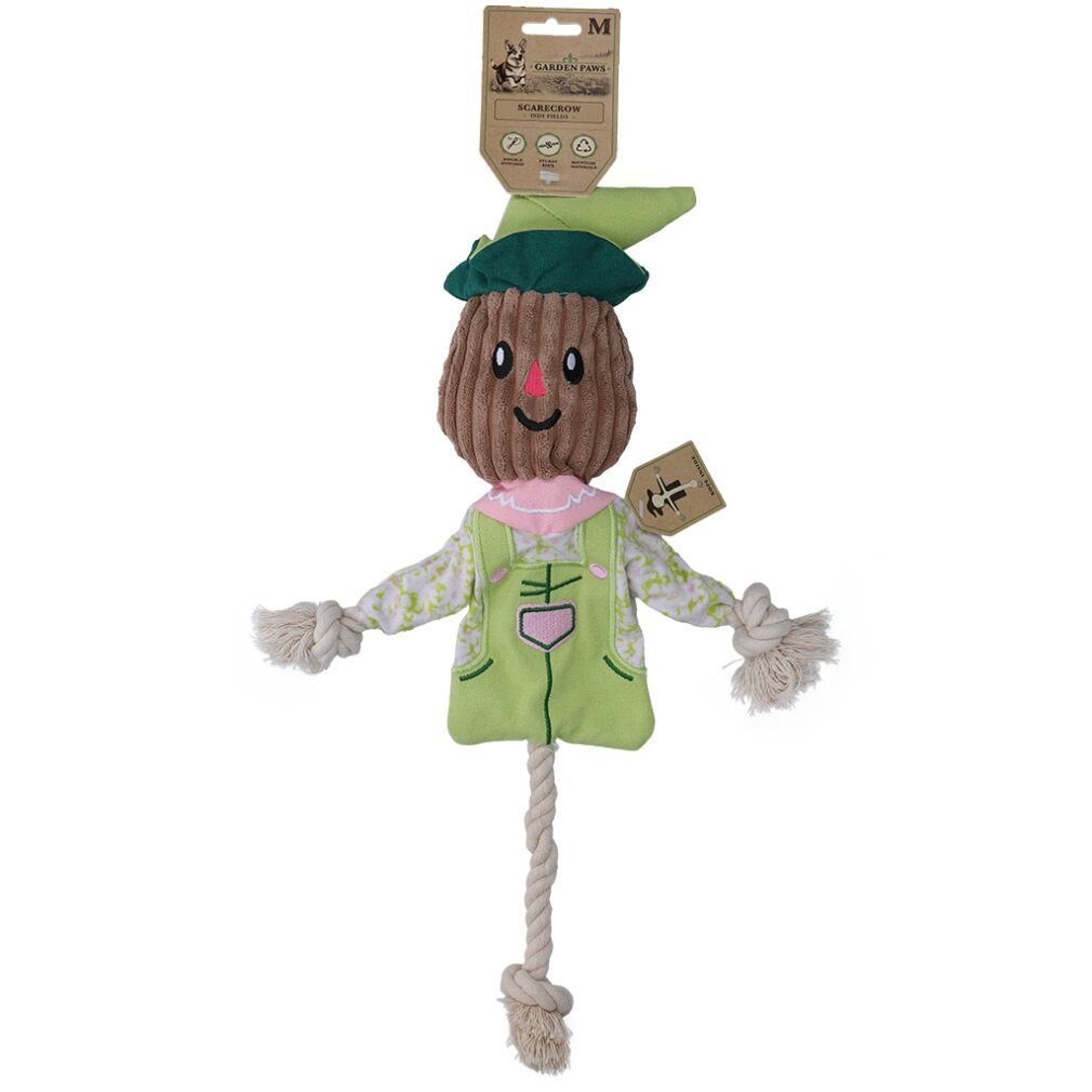 Garden Paws Tierquietschie Scarecrow Indy Fields M