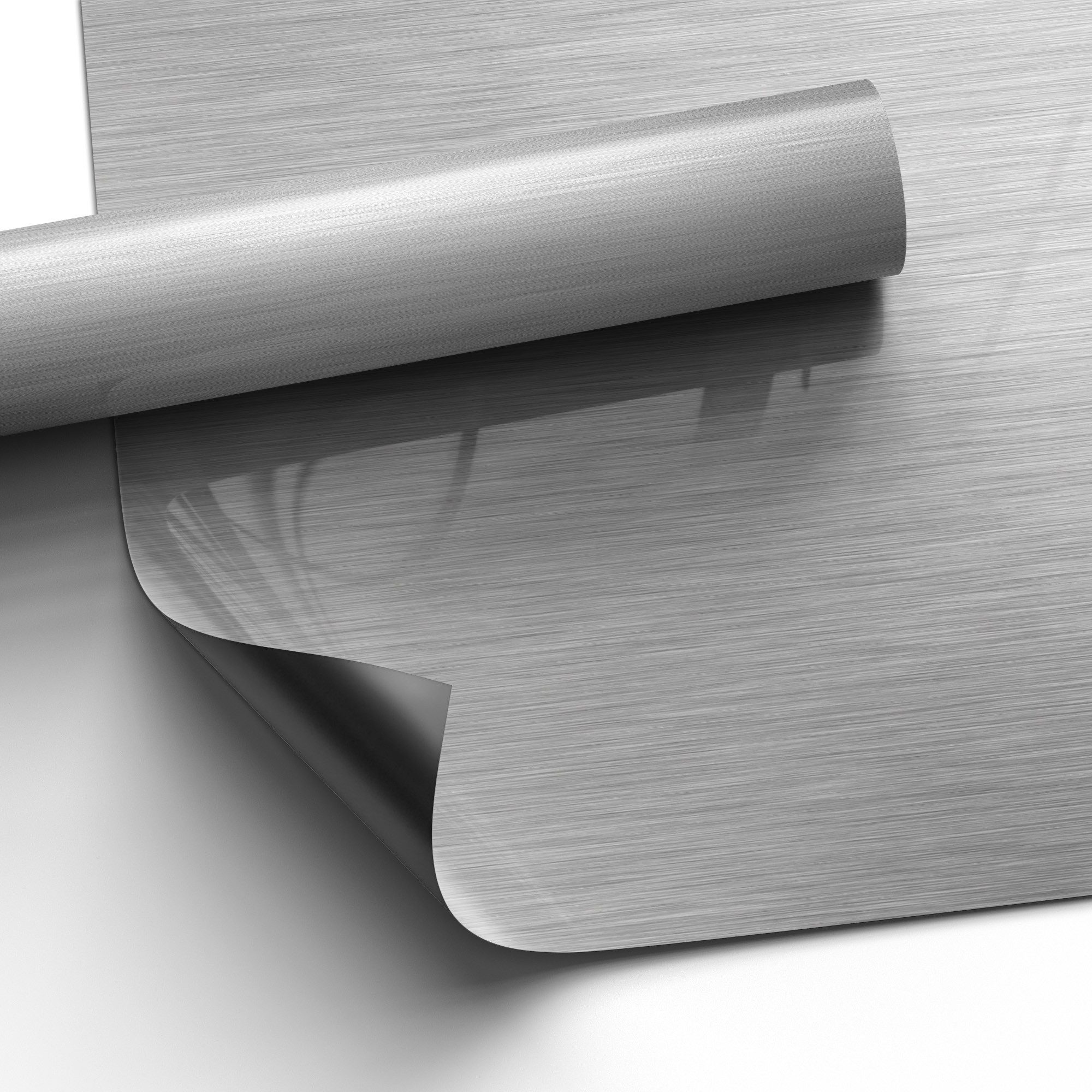 DEQORI Magnetfolie 'Gebürsteter Stahl', Spülmaschine Magnetmatte magnetisch Magnetfolie Folie Schutz – Bild 4 von 5