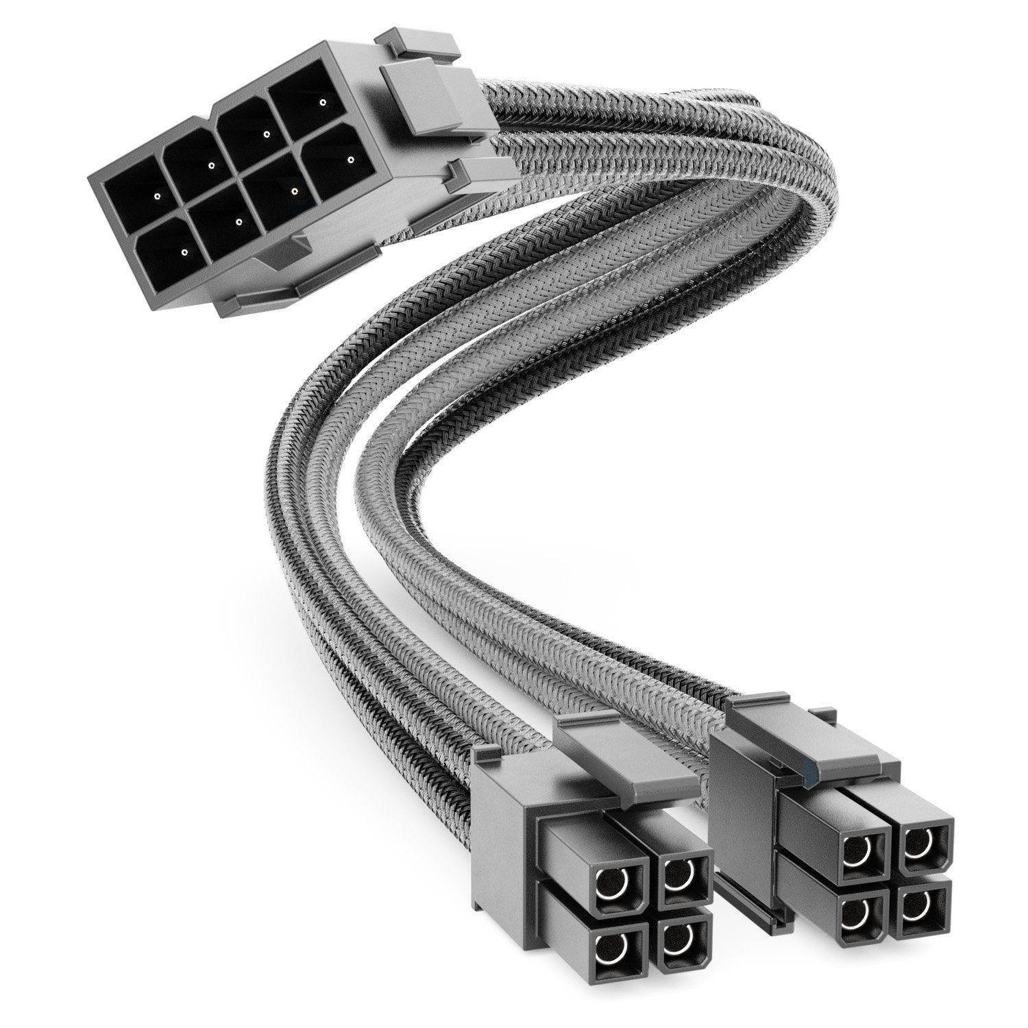 deleyCON deleyCON 4+4-Pin EPS CPU Prozessor Strom Kabel Intern 30cm 18 AWG PSU Computer-Kabel