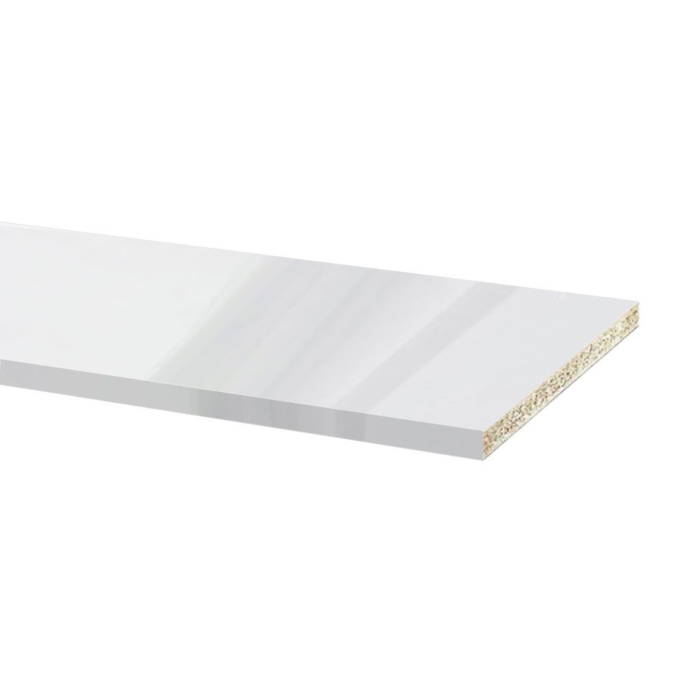 Frontdekor weiß Hochglanz