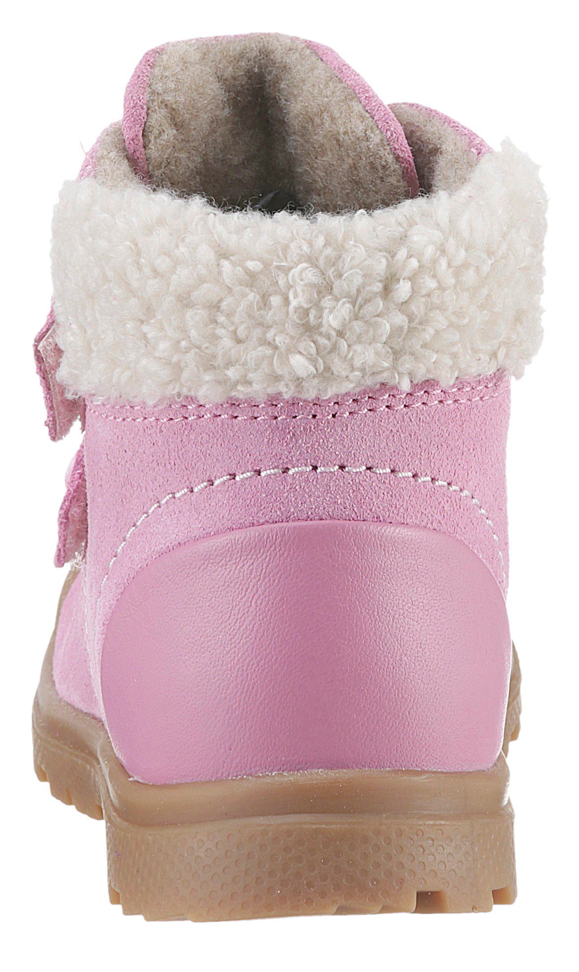 ELEFANTEN PAULETTE - WMS: Mittel Winterstiefel mit Klettverschluss rosa