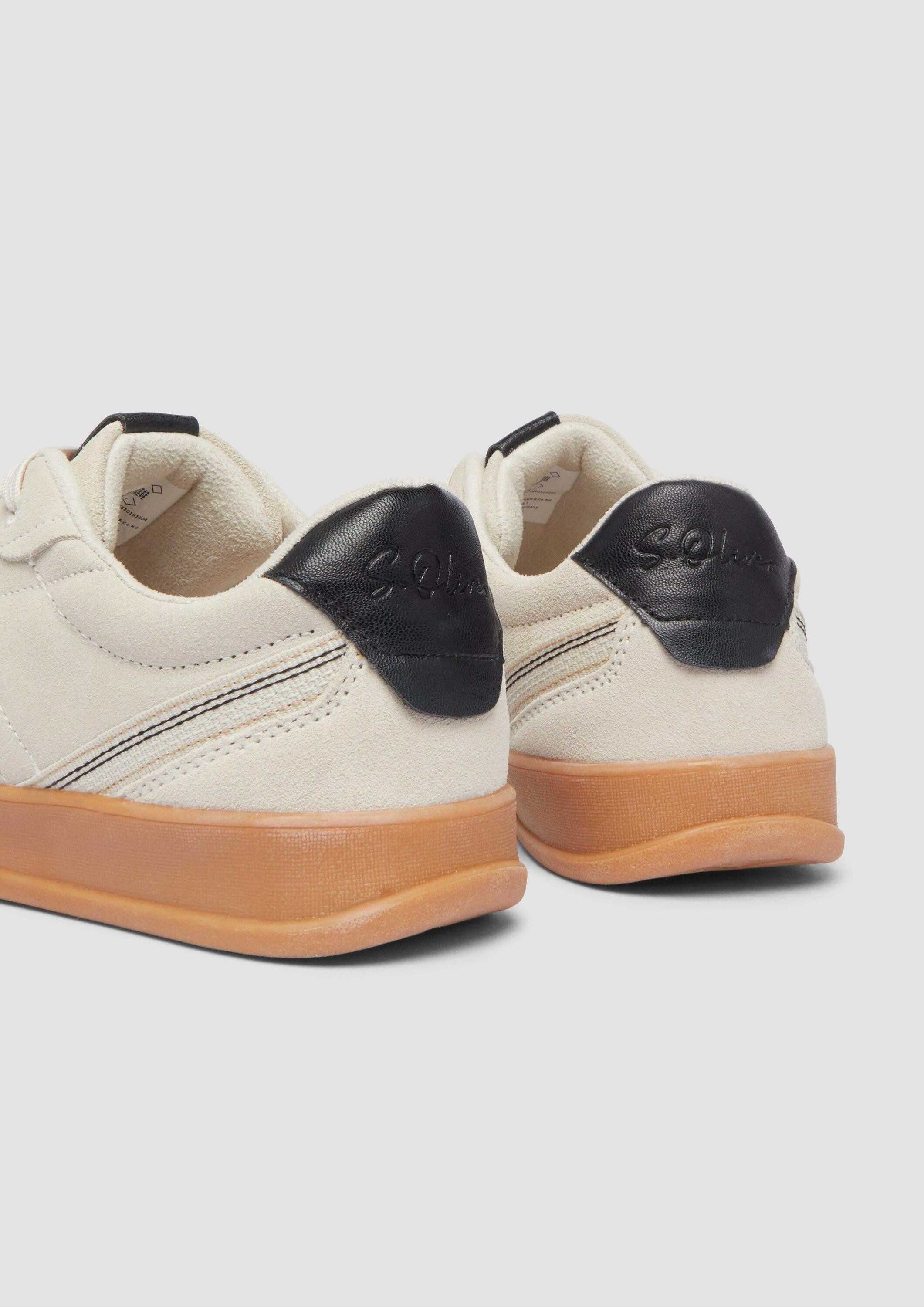 s.Oliver Sneakers Sneaker Leder-Sneaker mit Schnürung