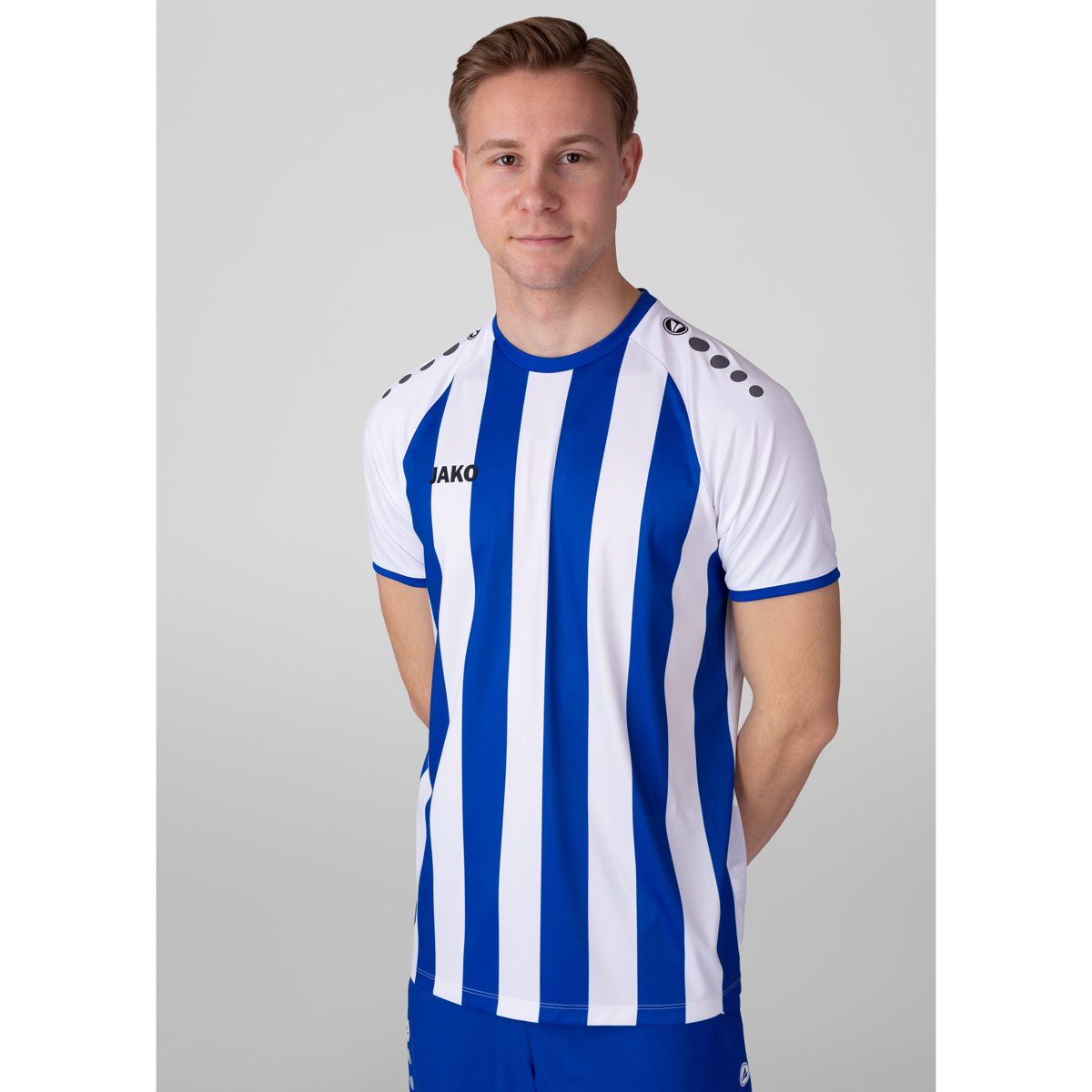 Jako Fußballtrikot royal Inter weiss/sport weiß/sport KA Trikot royal