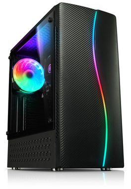 Kiebel Lightning 12 Gaming-PC-Komplettsystem (27", Intel Core i5 Intel Core i5-12400F, RTX 4060, 32 GB RAM, 2000 GB SSD, RGB-Beleuchtung, WLAN)