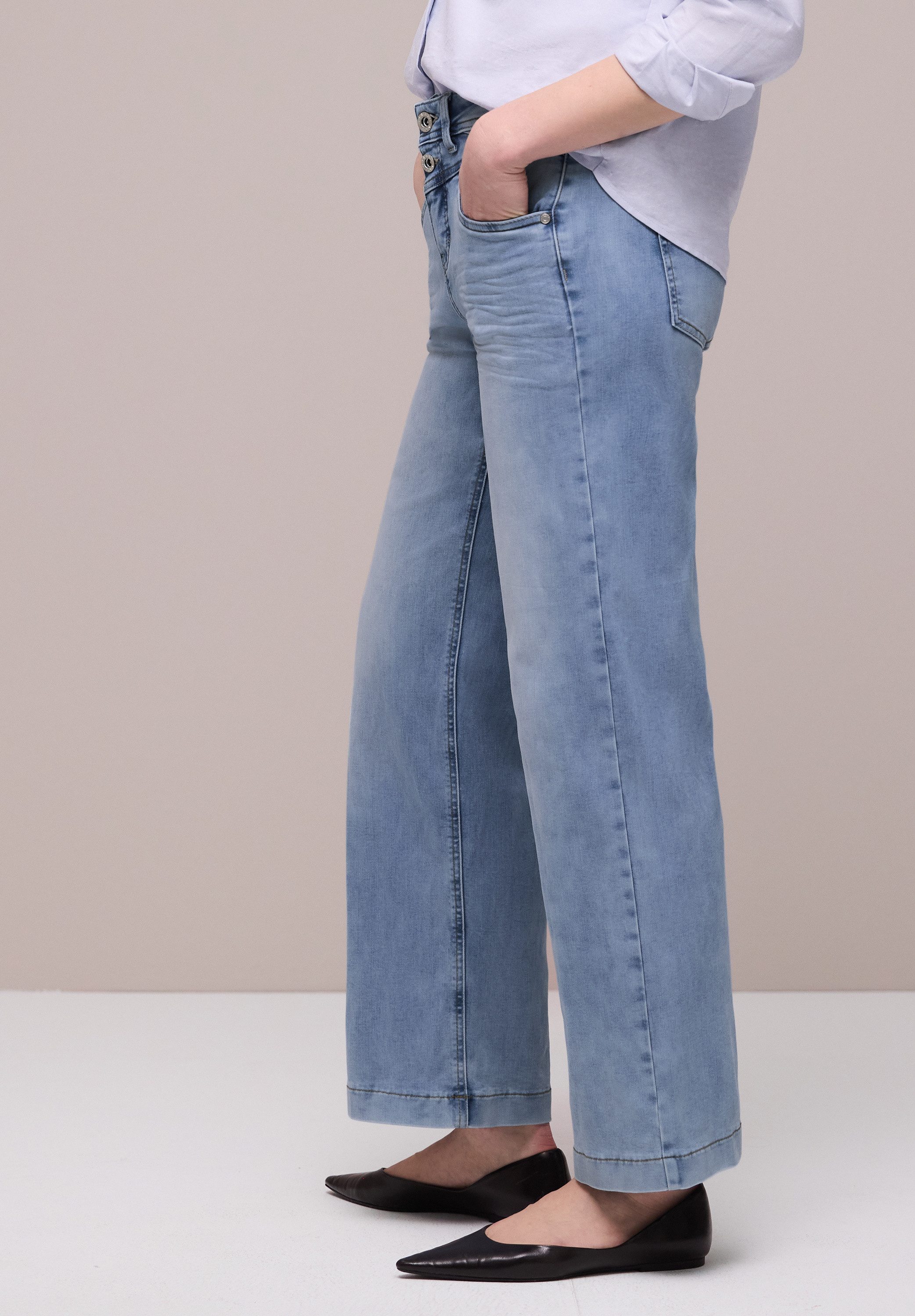 STREET ONE Loose-fit-Jeans im Loose Fit