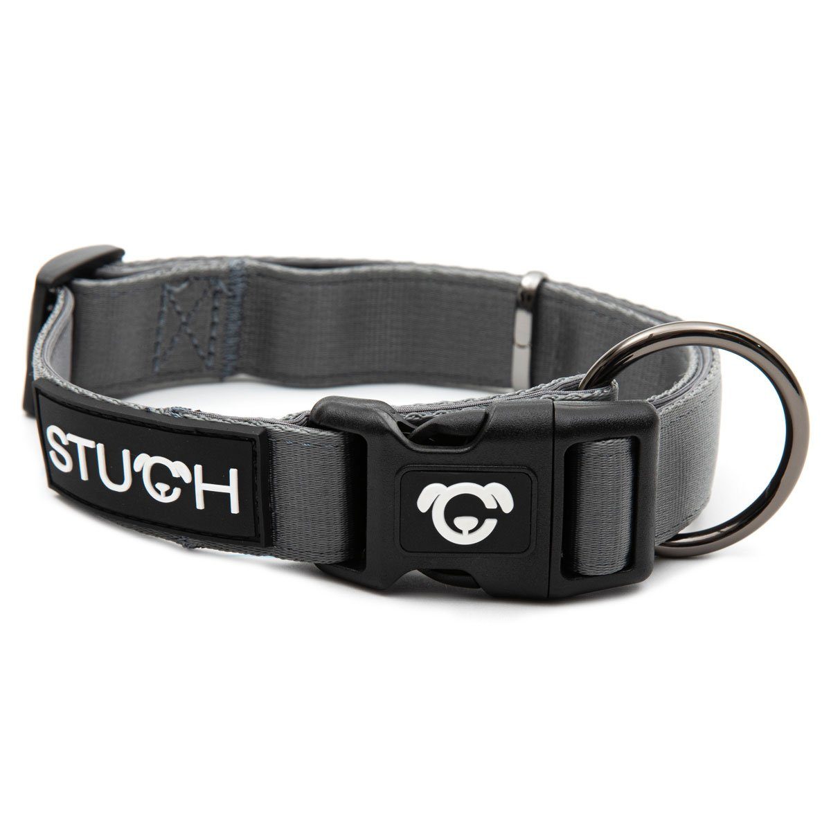 STUCH Hunde-Halsband STUCH Hundehalsband – verstellbares und gepolstertes Nylon Hunde Halsband – Für kleine, mittlere und große Hunde