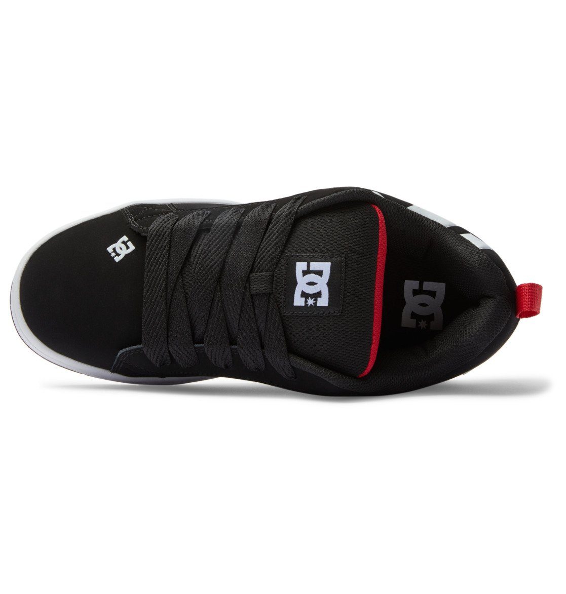 Shoes Court Sneaker DC Graffik Black/White/Red
