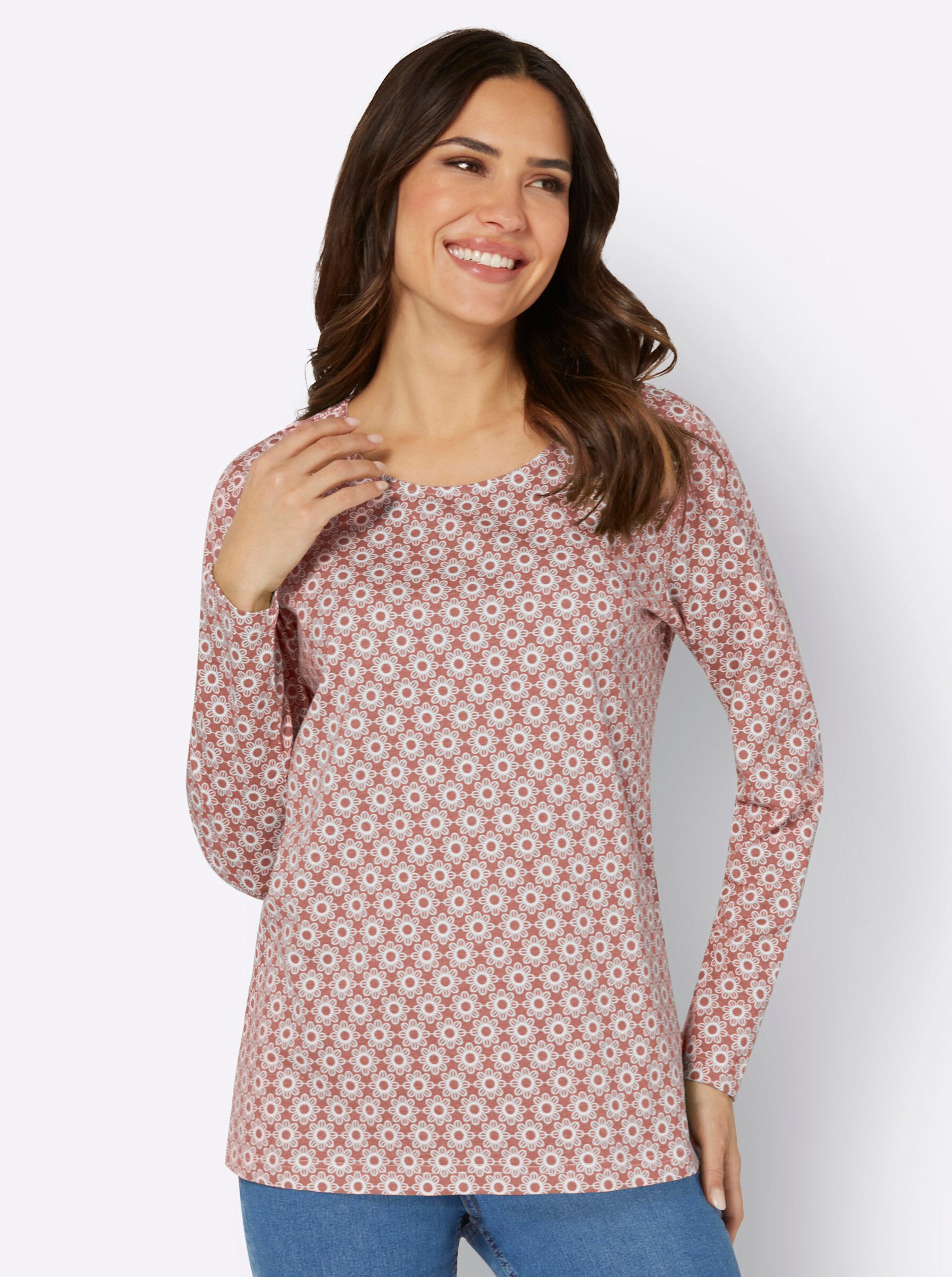 Sieh an! T-Shirt Langarmshirt . günstig online kaufen