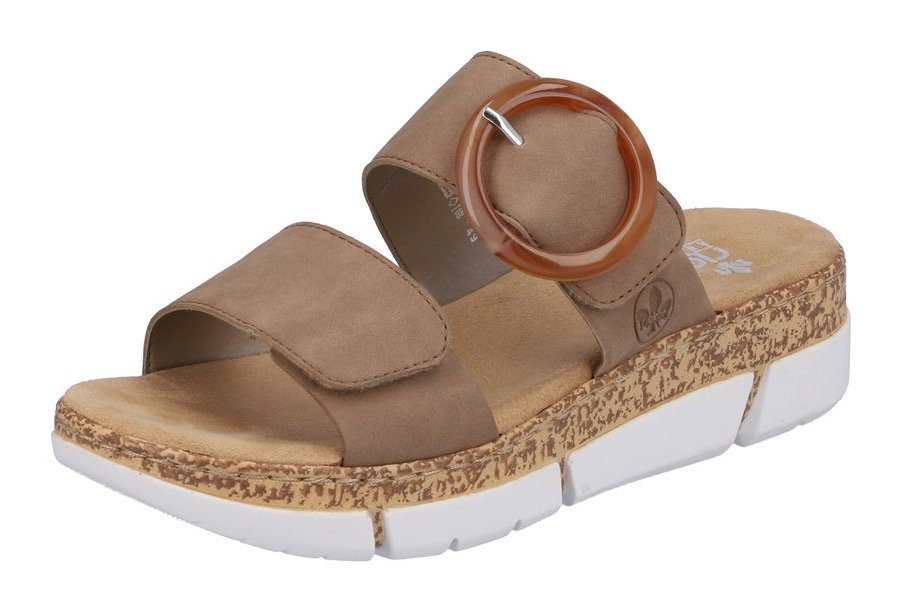 Rieker Pantolette, Keilabsatz, Sommerschuh, Schlappen mit günstig online kaufen