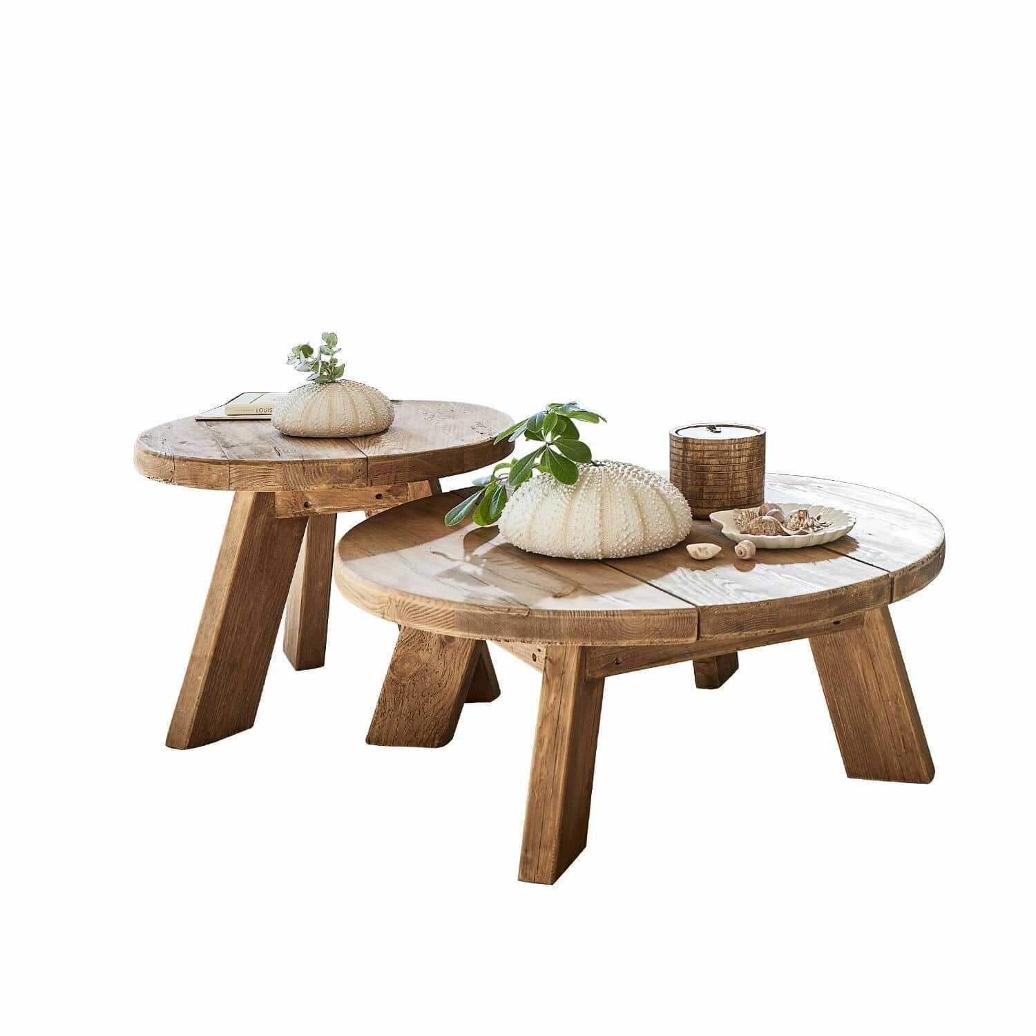 Mirabeau Couchtisch Couchtisch 2er Set Oteley antikbraun