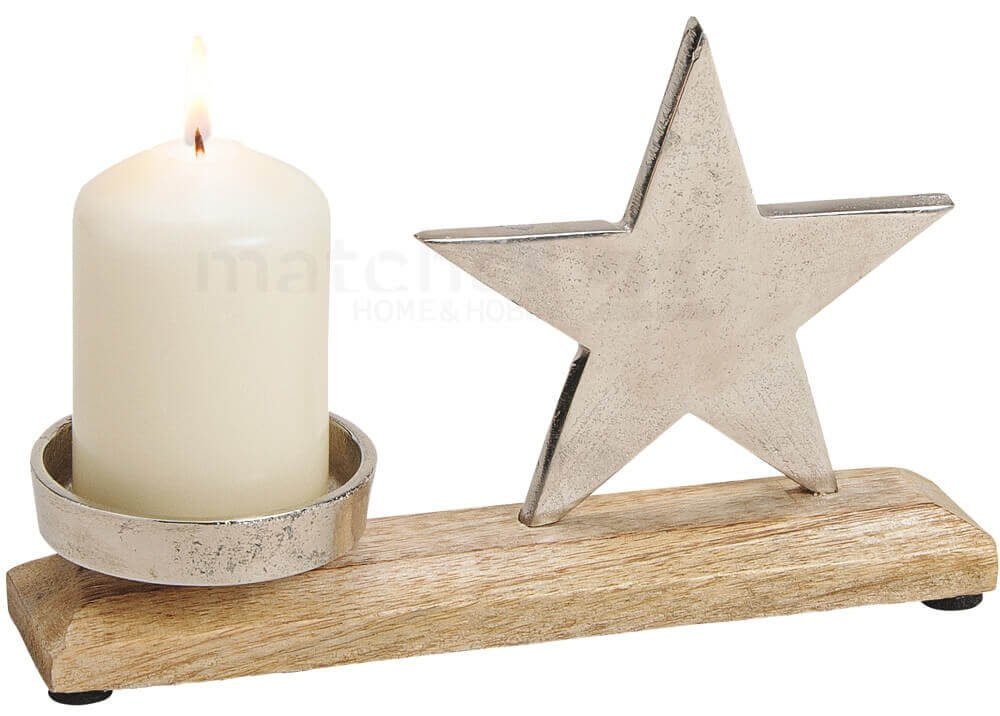 matches21 HOME & HOBBY Kerzenhalter Stern günstig online kaufen