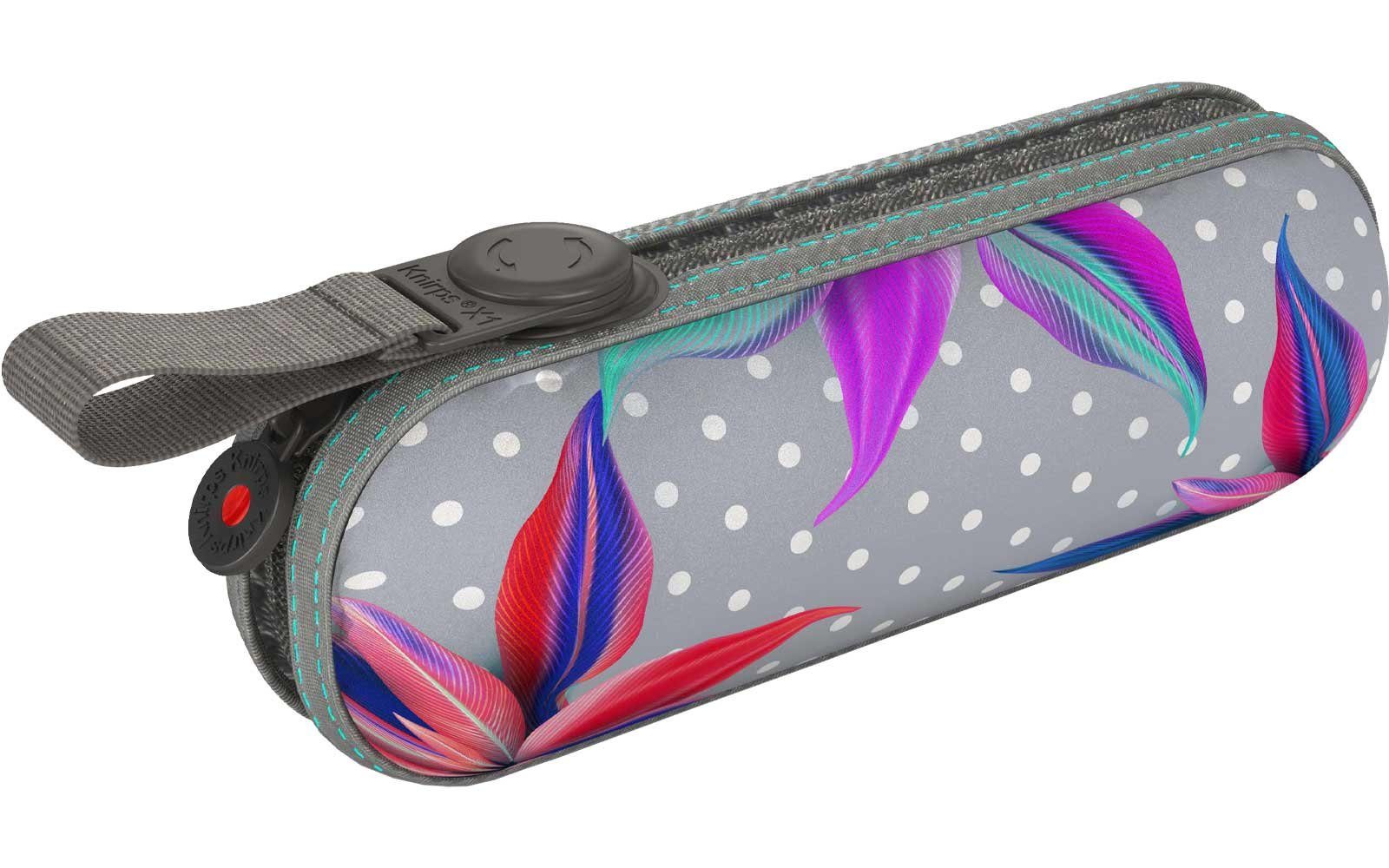 Knirps® Taschenregenschirm Super Mini X1 Begleiter im leichte, tropic, der kompakte Hard-Case UV-Schutz - kleine