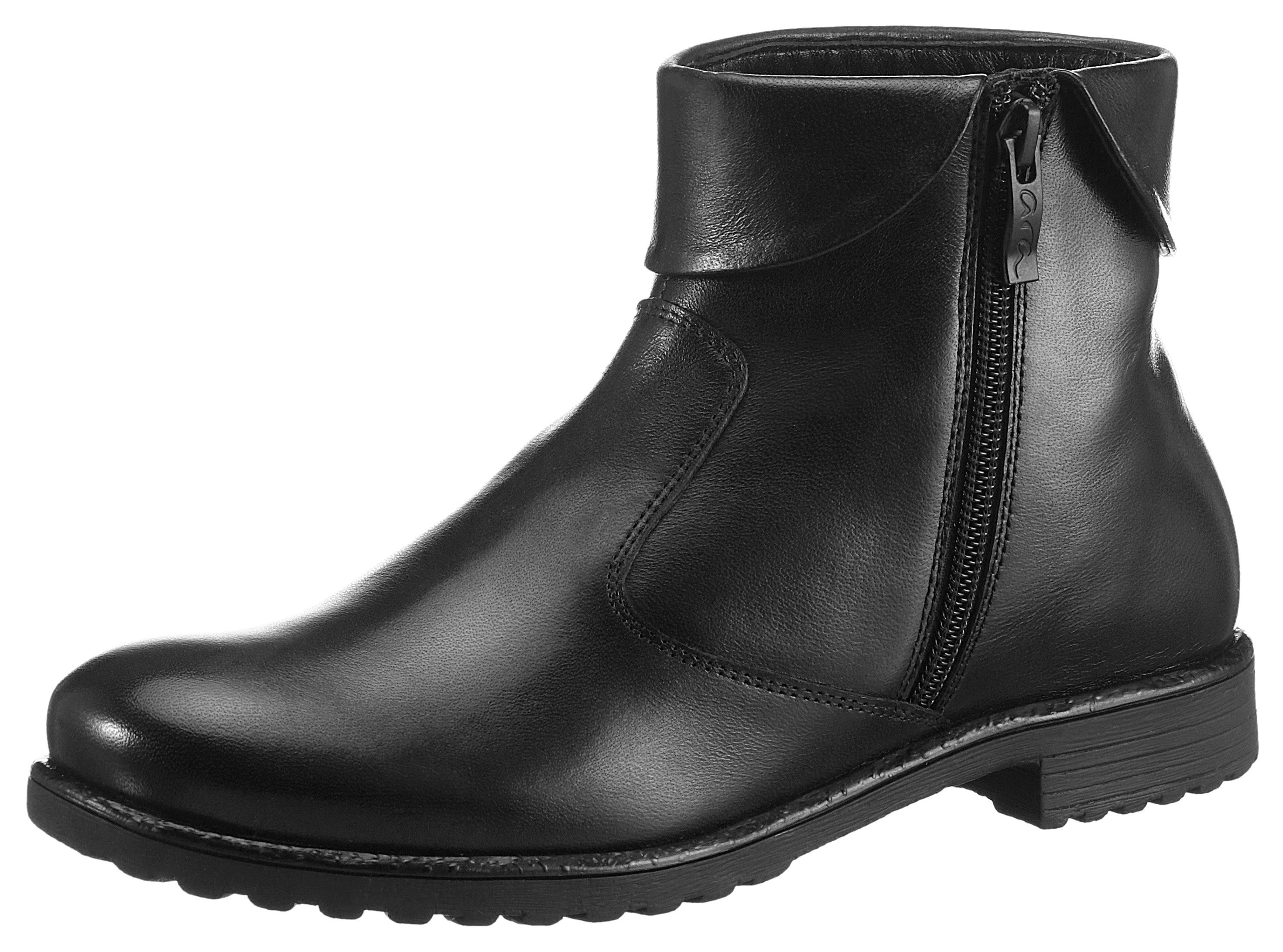 Ara LIVERPOOL Stiefelette, Schlupfboots, Klassikboots mit Reißverschluss außen, G-Weite