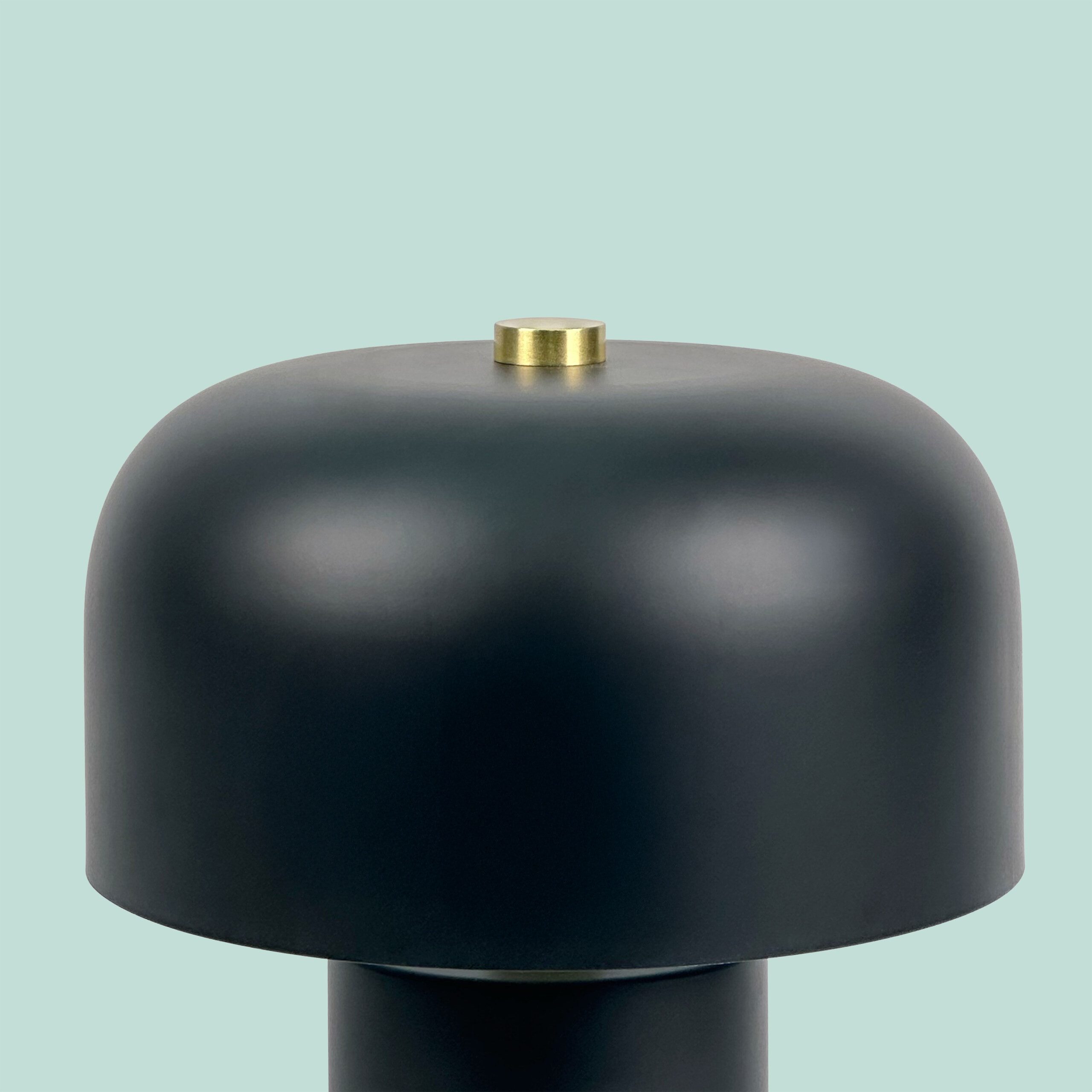 relaxdays Schreibtischlampe Tischlampe Pilz, Ein-/Ausschalter am Kabel, Ohne Leuchtmittel, Warmweiß, A – Bild 5 von 5