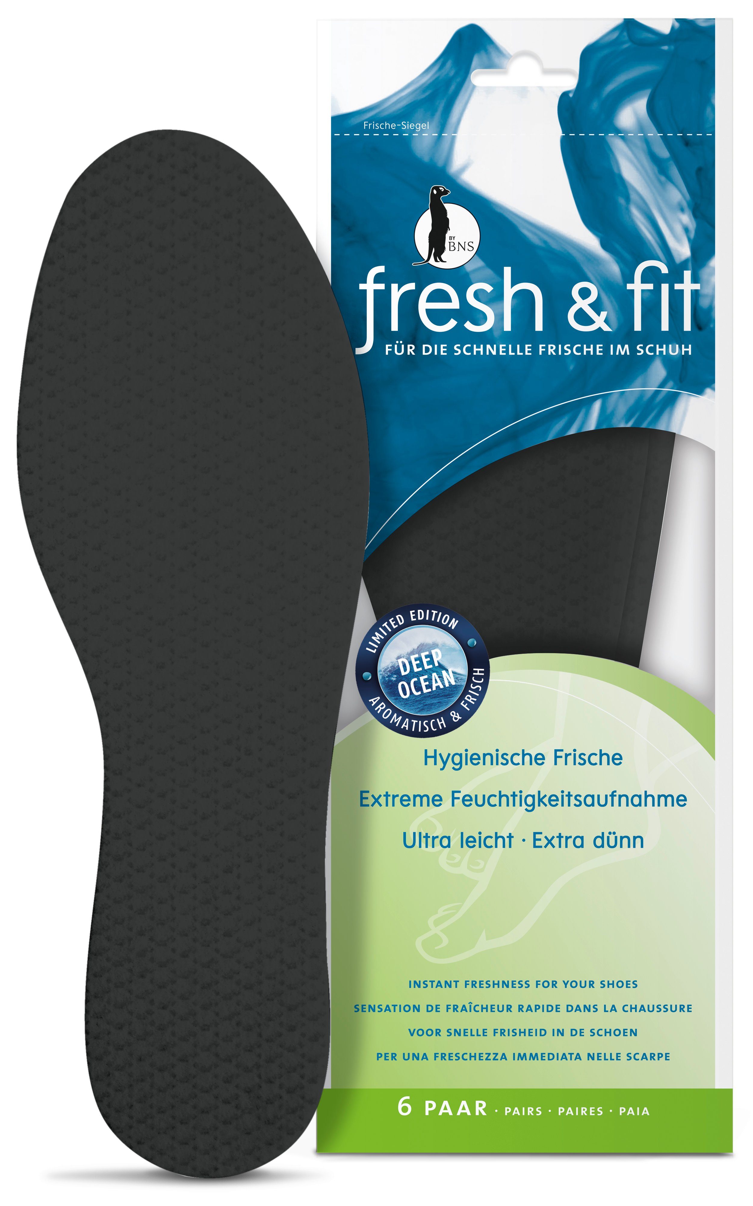 Bergal Frischesohlen Comfort Concept Fresh & Fit Deep Ocean - die Frischesohle