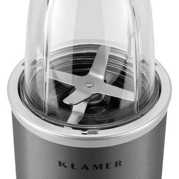 KLAMER Smoothie-Maker KLAMER Bullet Mixer 1000 Watt, Smoothie Maker, elektrischer Shake Mix…, 1000 W