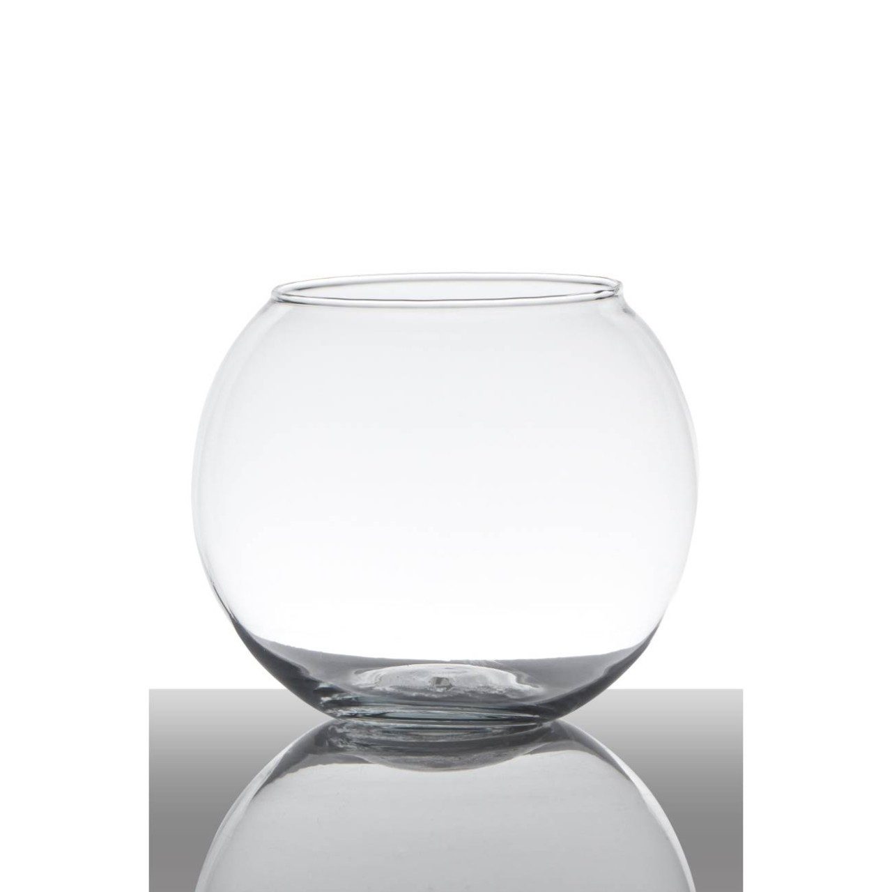 Hakbijl Glass Teelichthalter BALL, Transparent H:11cm D:14cm Glas