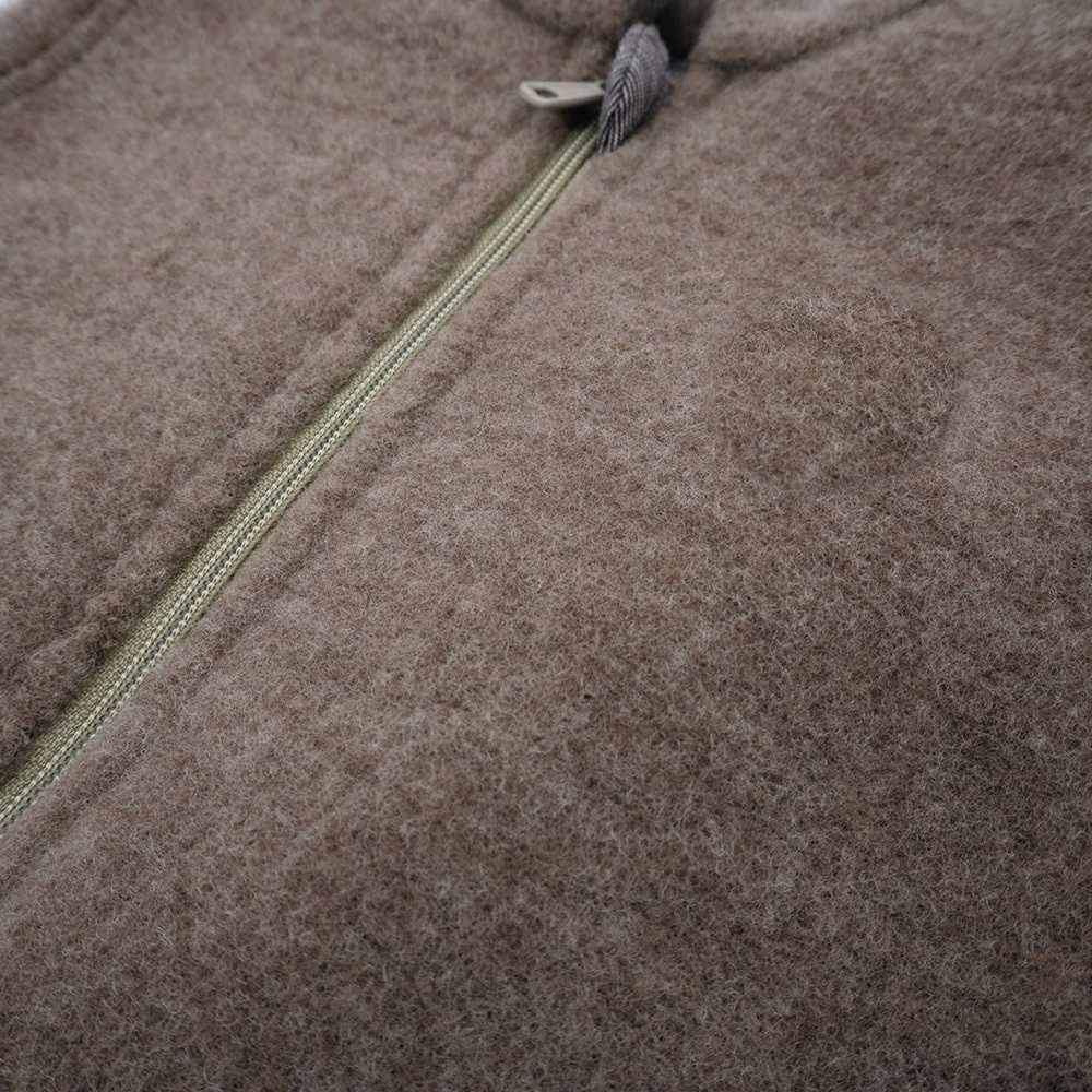 MAXIMO Overall GOTS BABY-Overall, Wollfleece Reißverschluss, Jersey, Pompon (1-tlg) Wollfleece