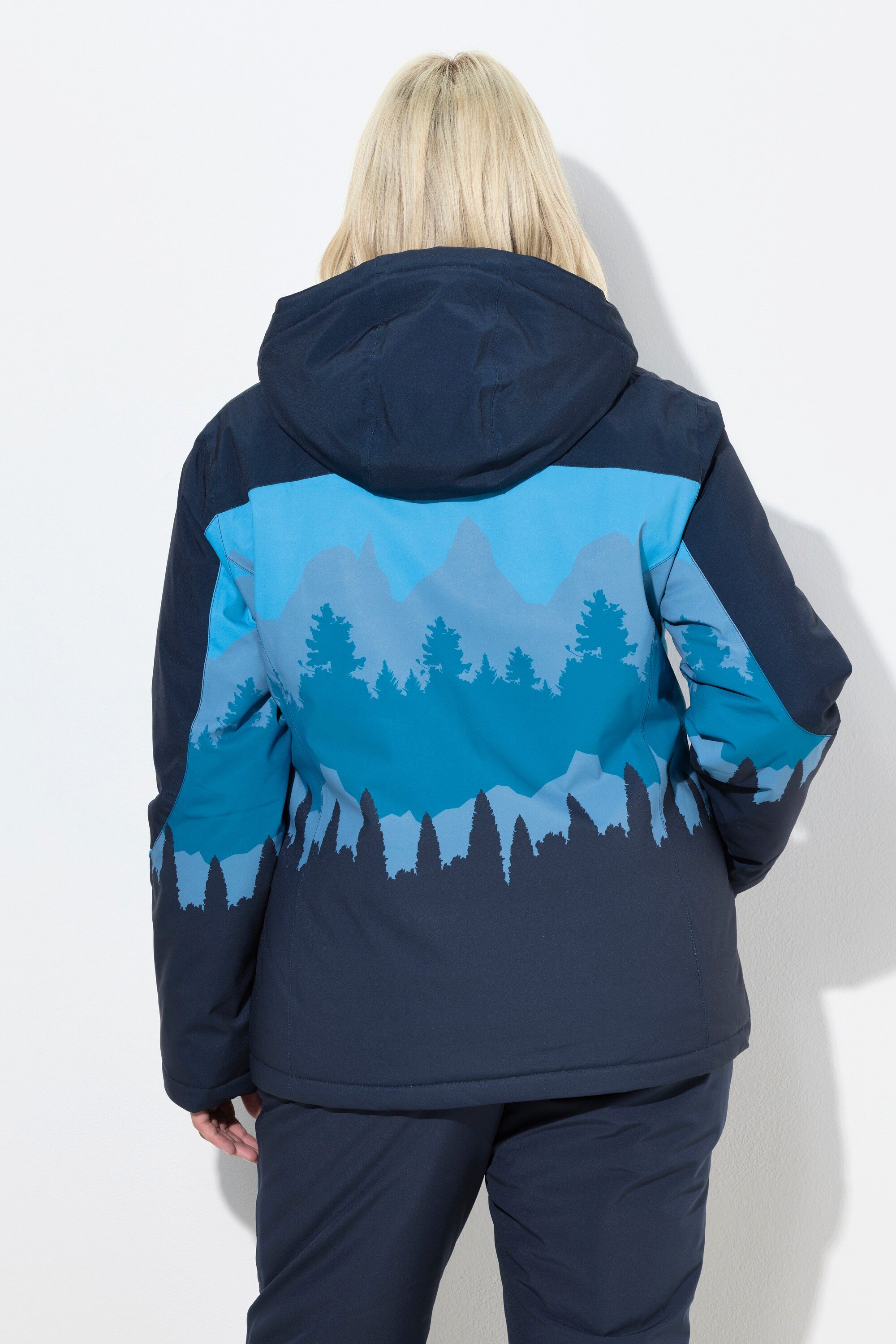 Ulla Popken Skijacke Funktionsjacke Berge wasserdicht Kapuze Schneefang