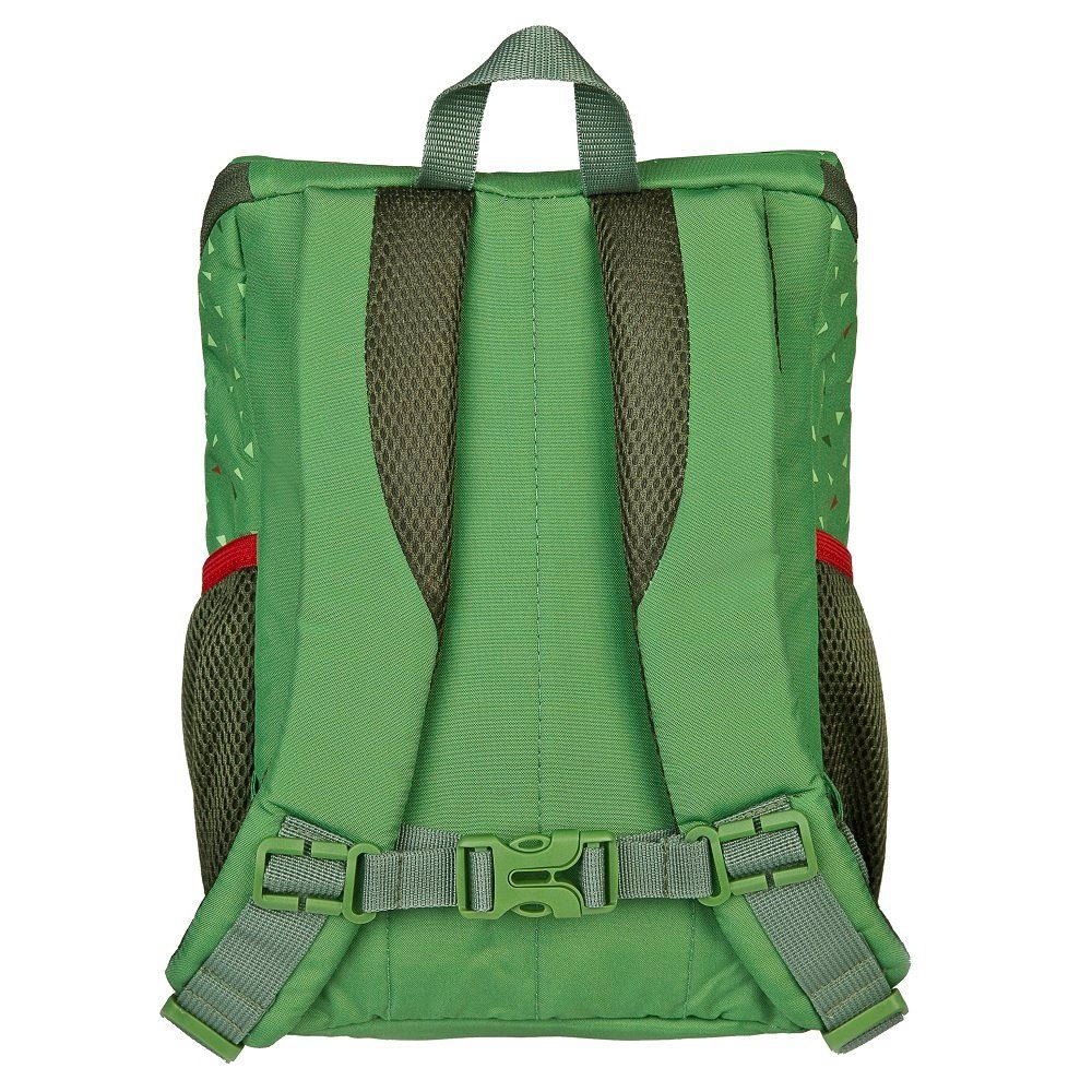 Scooli Kindergartentasche Mini-Me Diego Dragon (Set, 4-tlg., inkl. Turnbeutel, Brotdose und Trinkflasche), Rucksack Set in Grün mit Drache für Jungen und Mädchen