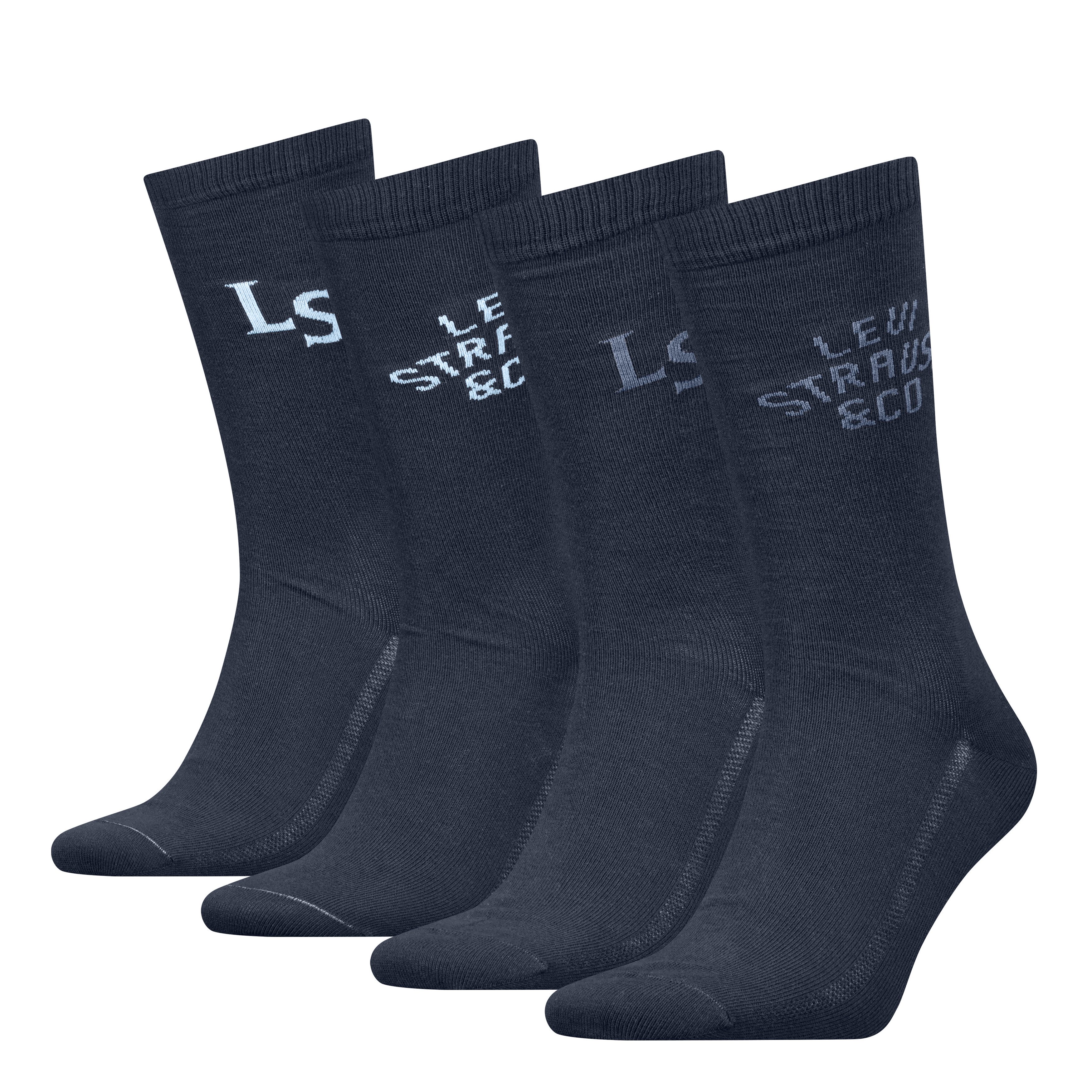Levi's® Socken LEVIS REG CUT LOGO GIFTBOX 4P (4er Pack)