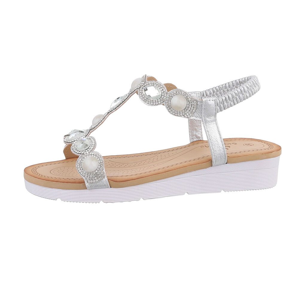 Ital-Design Damen Freizeit Riemchensandalette (86016843) Keilabsatz/Wedge K günstig online kaufen