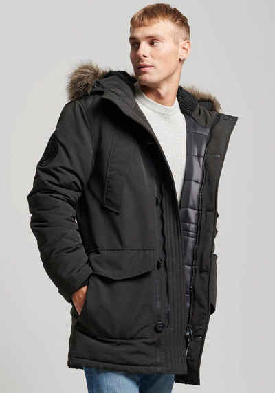 Superdry Steppjacke EVEREST FAUX FUR HOODED PARKA