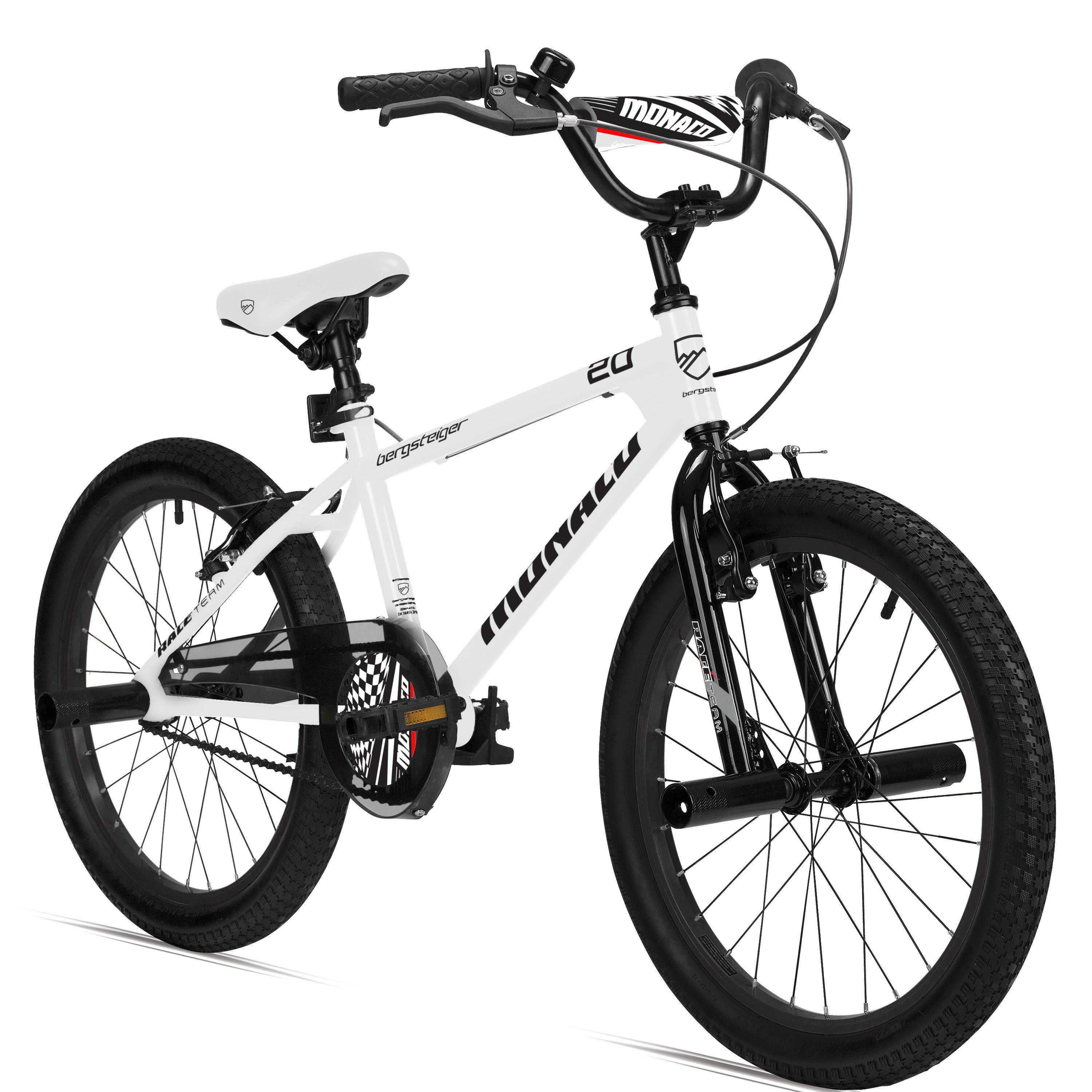 Kinderfahrrad Monaco 20 Zoll BMX, geeignet für 6 - 9 Jahre, Mädchen, Jungen