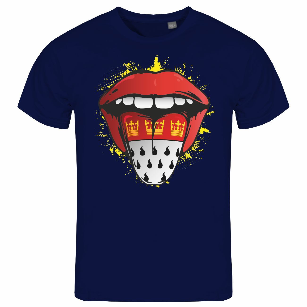 deinshirt Print-Shirt Herren T-Shirt Köln Zunge günstig online kaufen