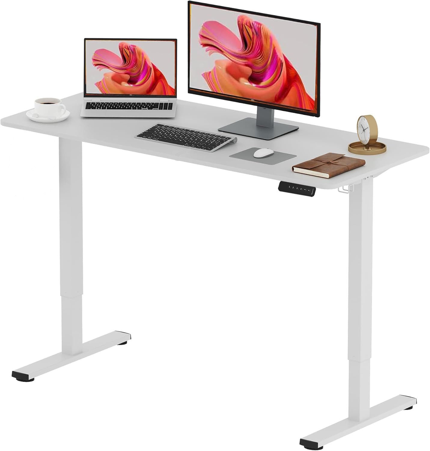 FLEXISPOT Schreibtisch Elektrisch höhenverstellbarer Schreibtisch, Sitz-Ste günstig online kaufen