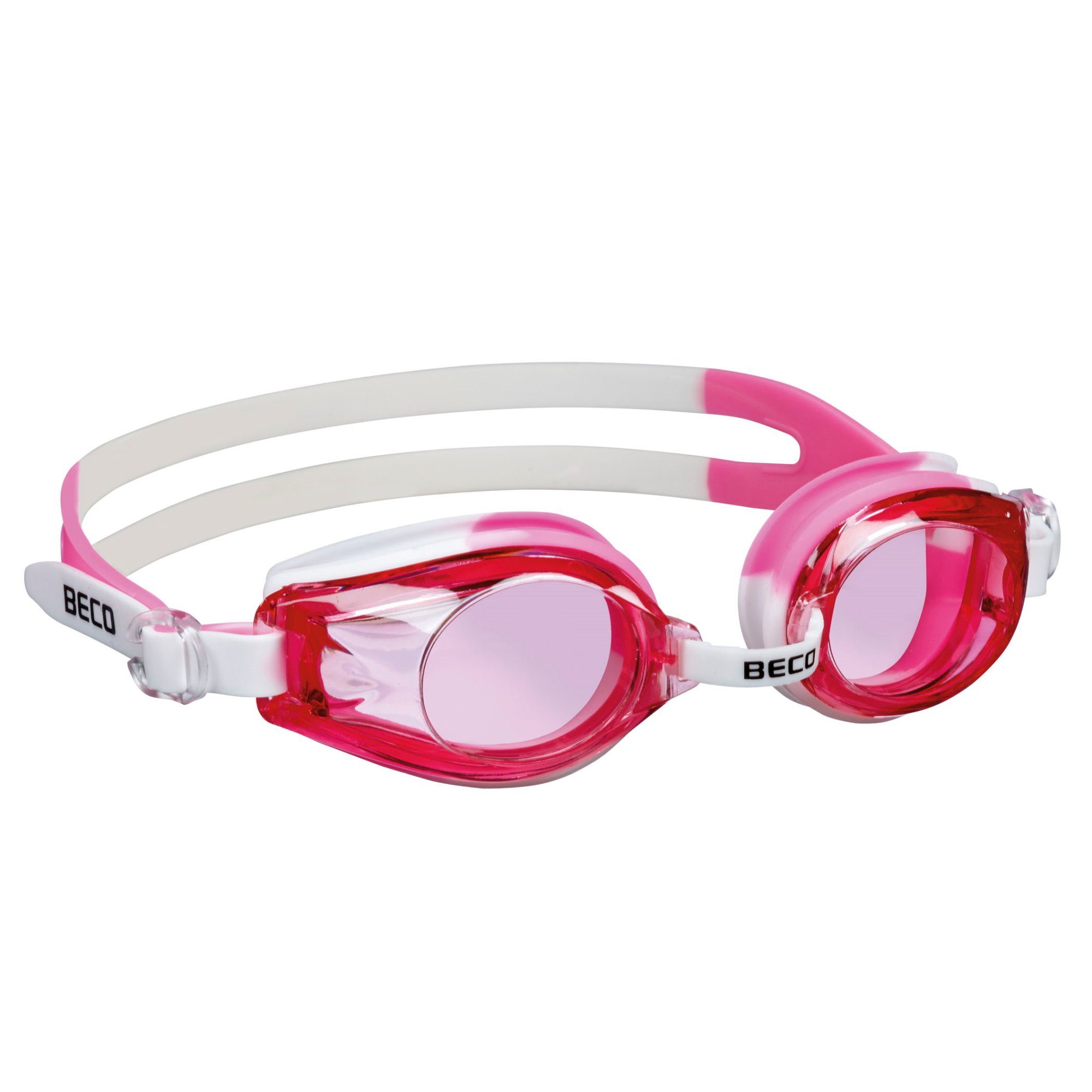 BECO Rimini, weiß/pink Beermann UV-Schutz Schwimmbrille Beco Kinder-Schwimmbrille