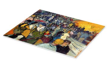 Posterlounge Forex-Bild Vincent van Gogh, Arena in Arles, Wohnzimmer Malerei