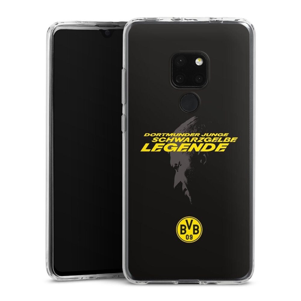 DeinDesign Handyhülle Marco Reus Borussia Dortmund BVB Danke Marco Schwarzgelbe Legende, Huawei Mate 20 Silikon Hülle Bumper Case Handy Schutzhülle