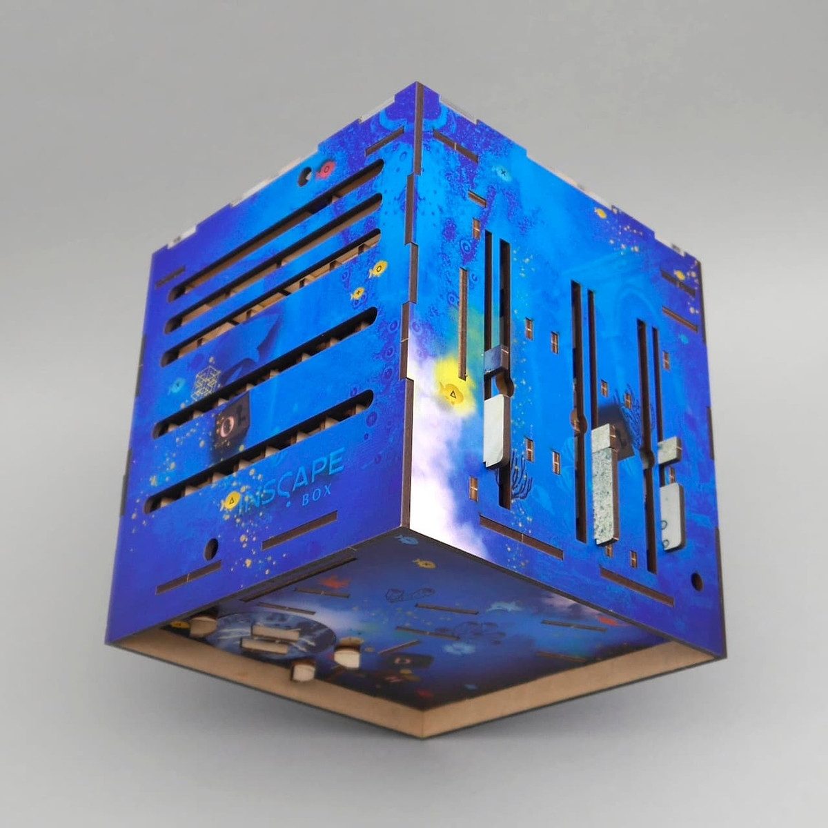 ROMBOL Denkspiele Spiel ATLANTIS LABYRINTH - tolle Escape Room Box, Cluebox, Knobelspiel
