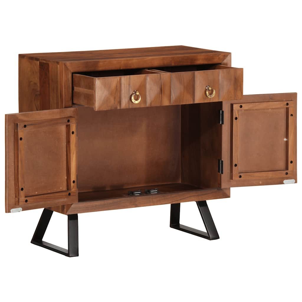 vidaXL Sideboard Schubladenschrank Honigbraun 70x35x70 cm Massivholz (1 St)