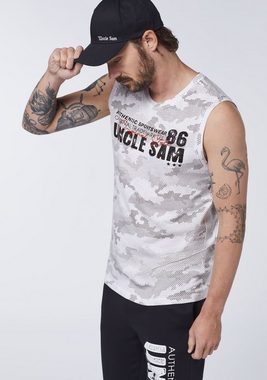 Uncle Sam Tanktop mit Labelprint