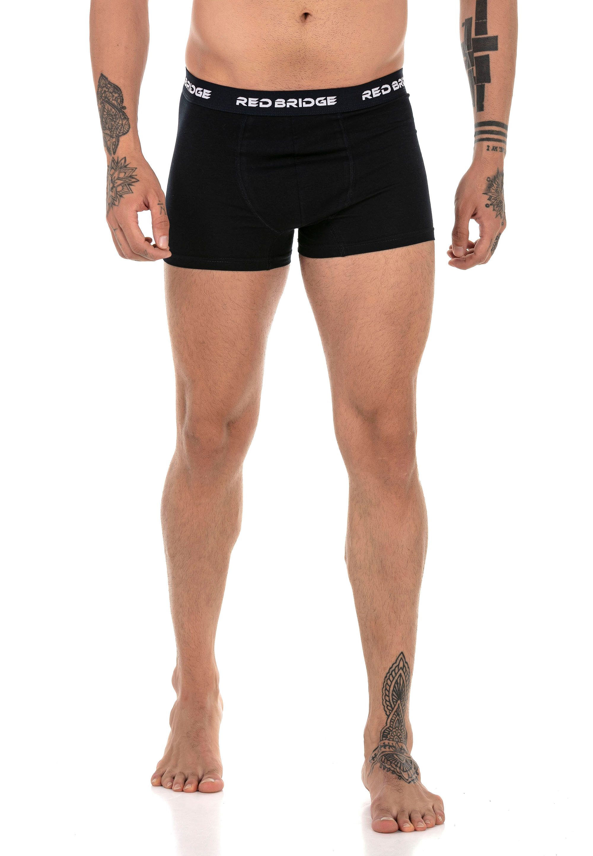 RedBridge Boxershorts 10er-Pack Bequeme Unterwäsche mit elastischem Bund (Set, 10er-Pack) – Bild 4 von 4