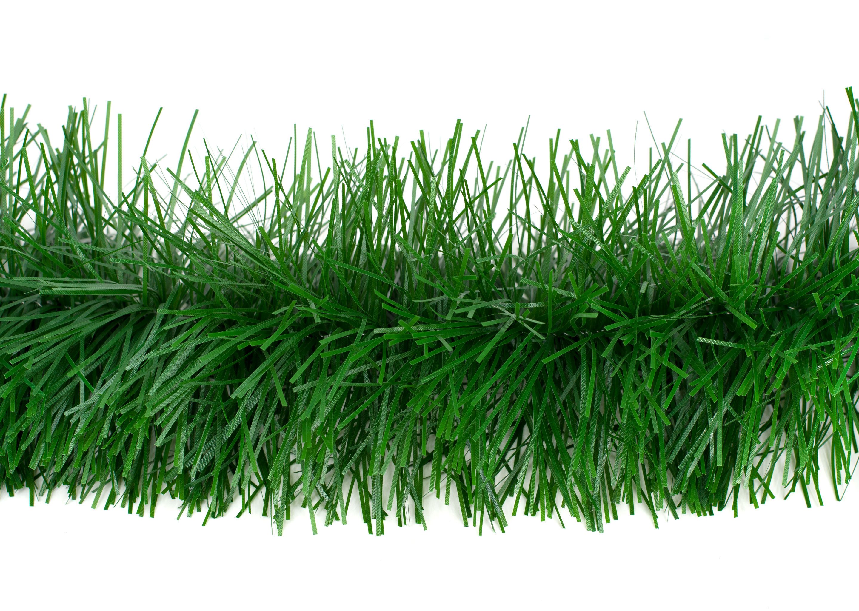 Creativery Girlanden, Grasgirlande 15cm x 3m künstlich für Indoor & Outdoor - Grün matt