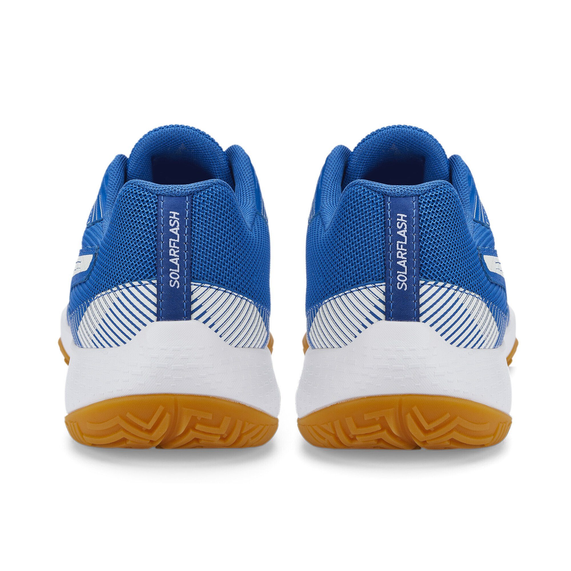 Blue Sneaker Gum II Solarflash PUMA Hallen-Sportschuhe Beige White Royal Jungen