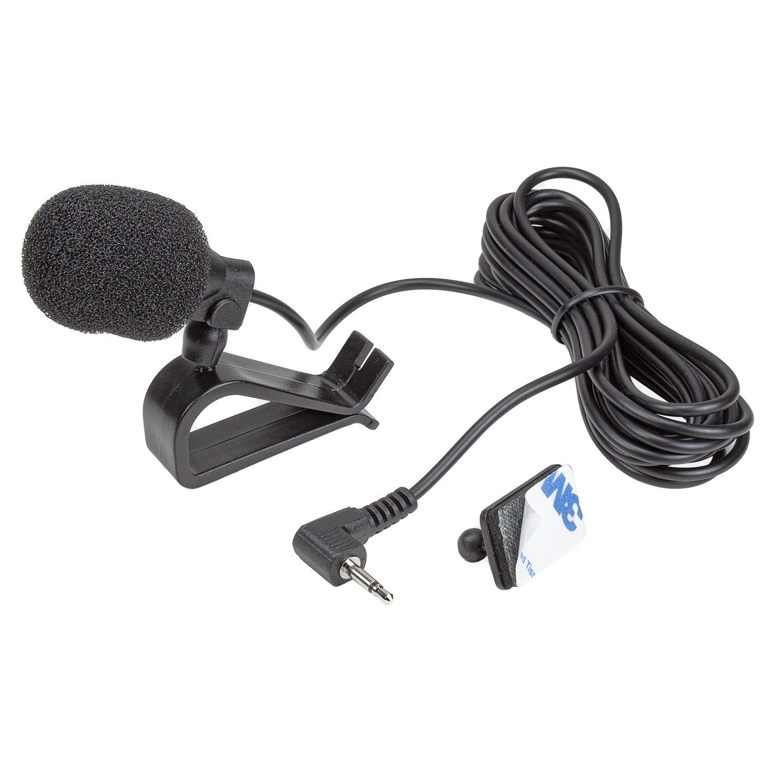 tomzz Audio Mikrofon mit 2,5mm Klinkenstecker passt für Pioneer AVIC AVH DEH Blaup KFZ Adapter