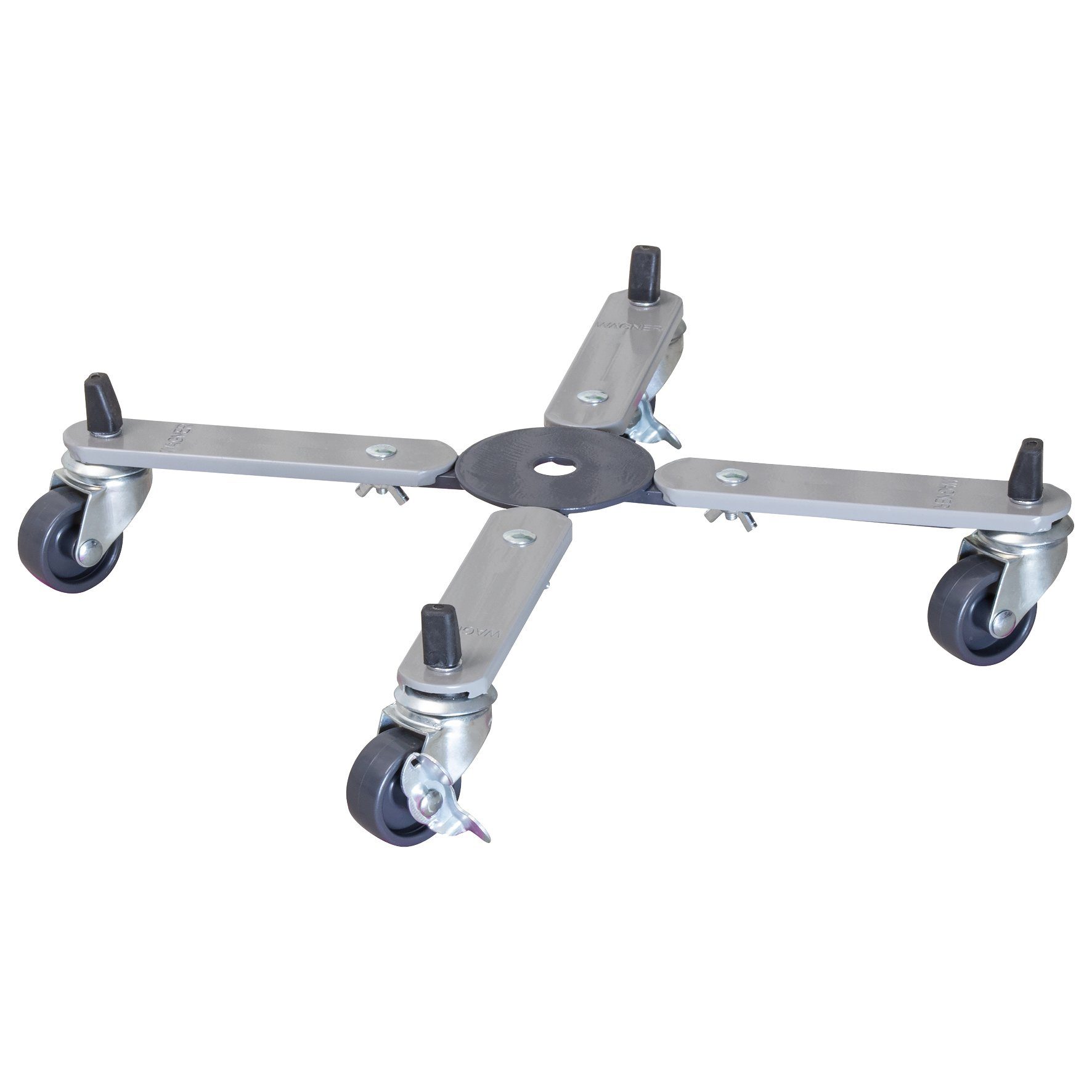 Pflanzenroller SUN CITY Small, Medium, Basic I diverse Größen I stufenlos ausziehbar I für Außenbereich + Innenbereich I verschiedene Rollen I Industrie-Stahl, metallfarben I Tragkraft 75 - 100 kg