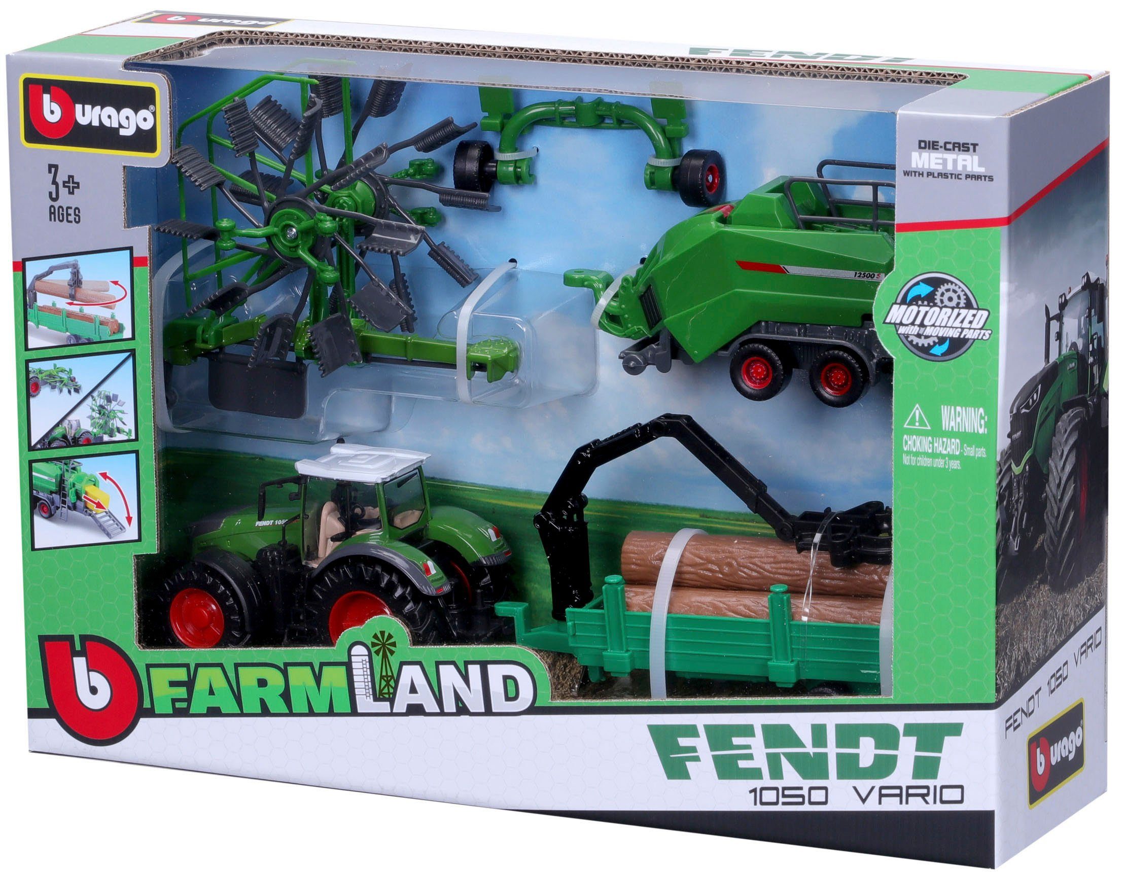 Bburago Spielzeug-Traktor Farmland, FENDT Vario 1050 günstig online kaufen