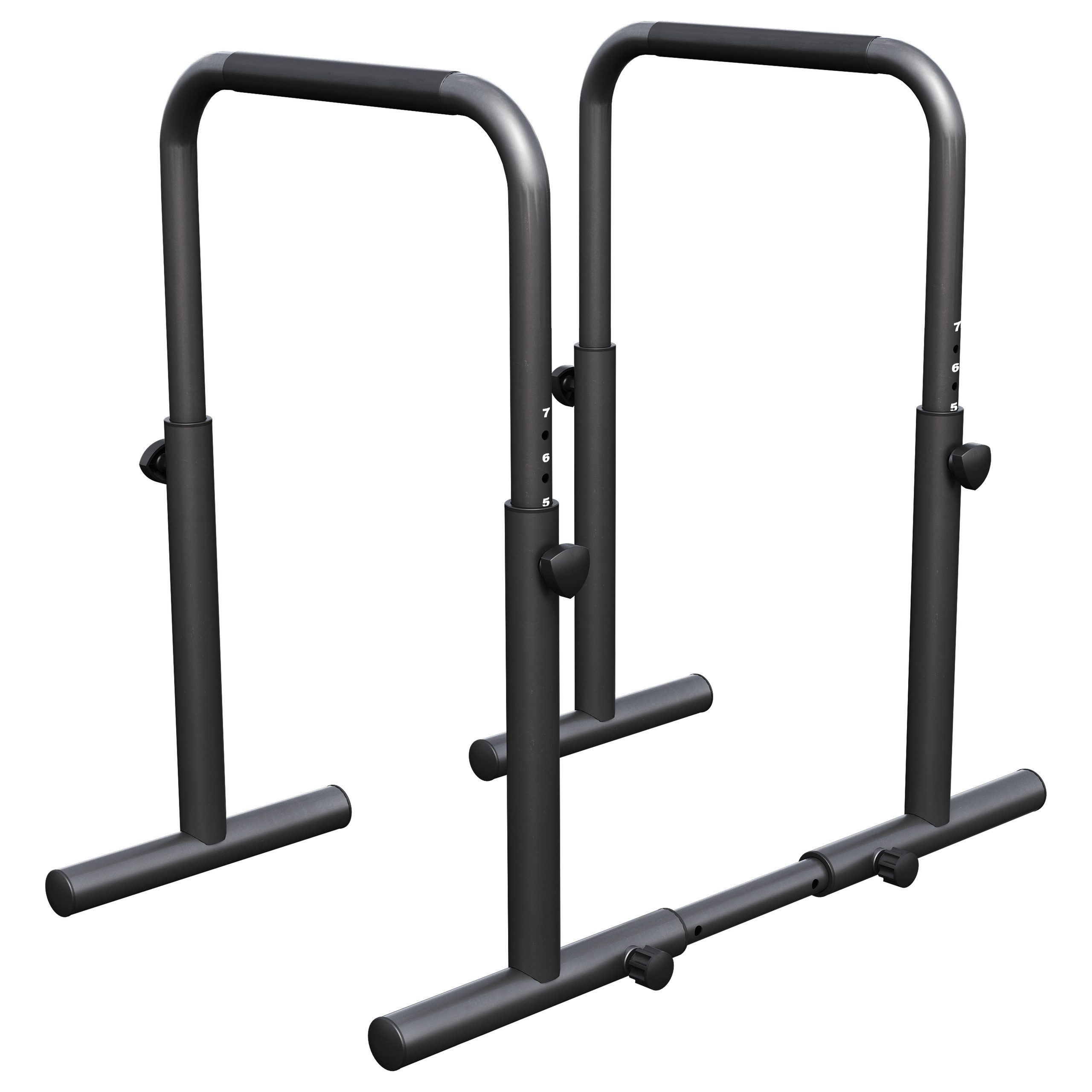 Liegestützgriffe Dip Barren - Verstellbar, 80-100 cm - Parallettes, Calisthenics