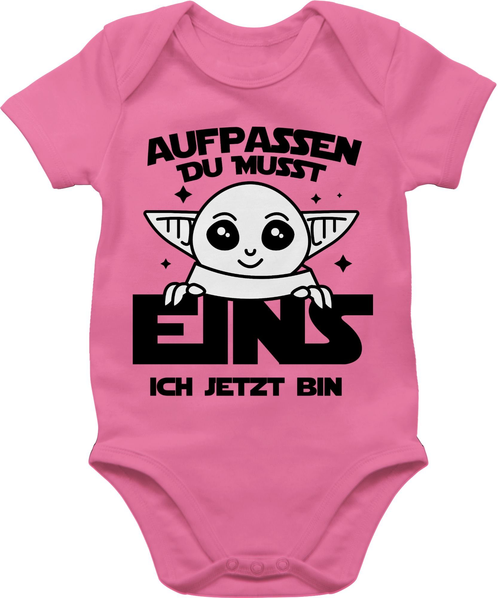 Shirtracer Shirtbody Aufpassen du musst eins ich jetzt bin 1. Geburtstag